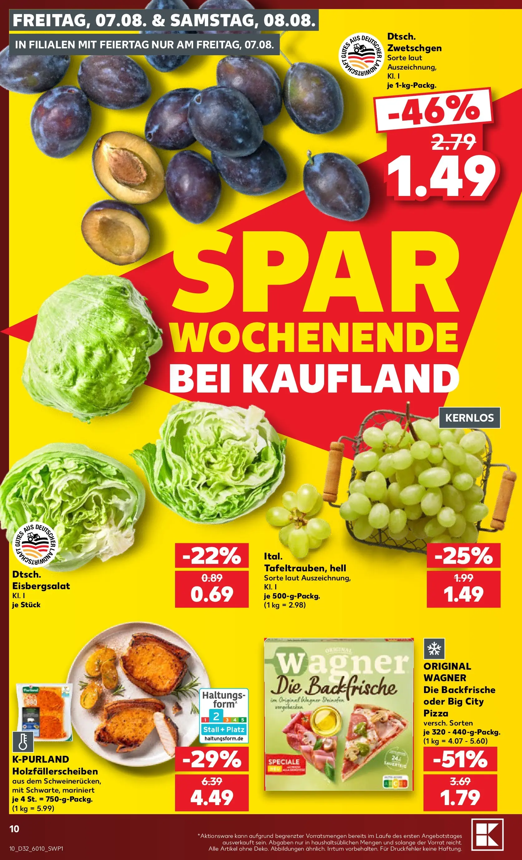 Prospekt Kaufland ab 03.08.2026 ยป Angebote und Werbung Online | Seite: 19 | Produkte: Zwetschgen, Eisbergsalat, Pizza Prospekt Kaufland ab 03.08.2026 ยป Angebote Online zum Blรคttern | Seite: 19 | Produkte: Zwetschgen, Eisbergsalat, Pizza