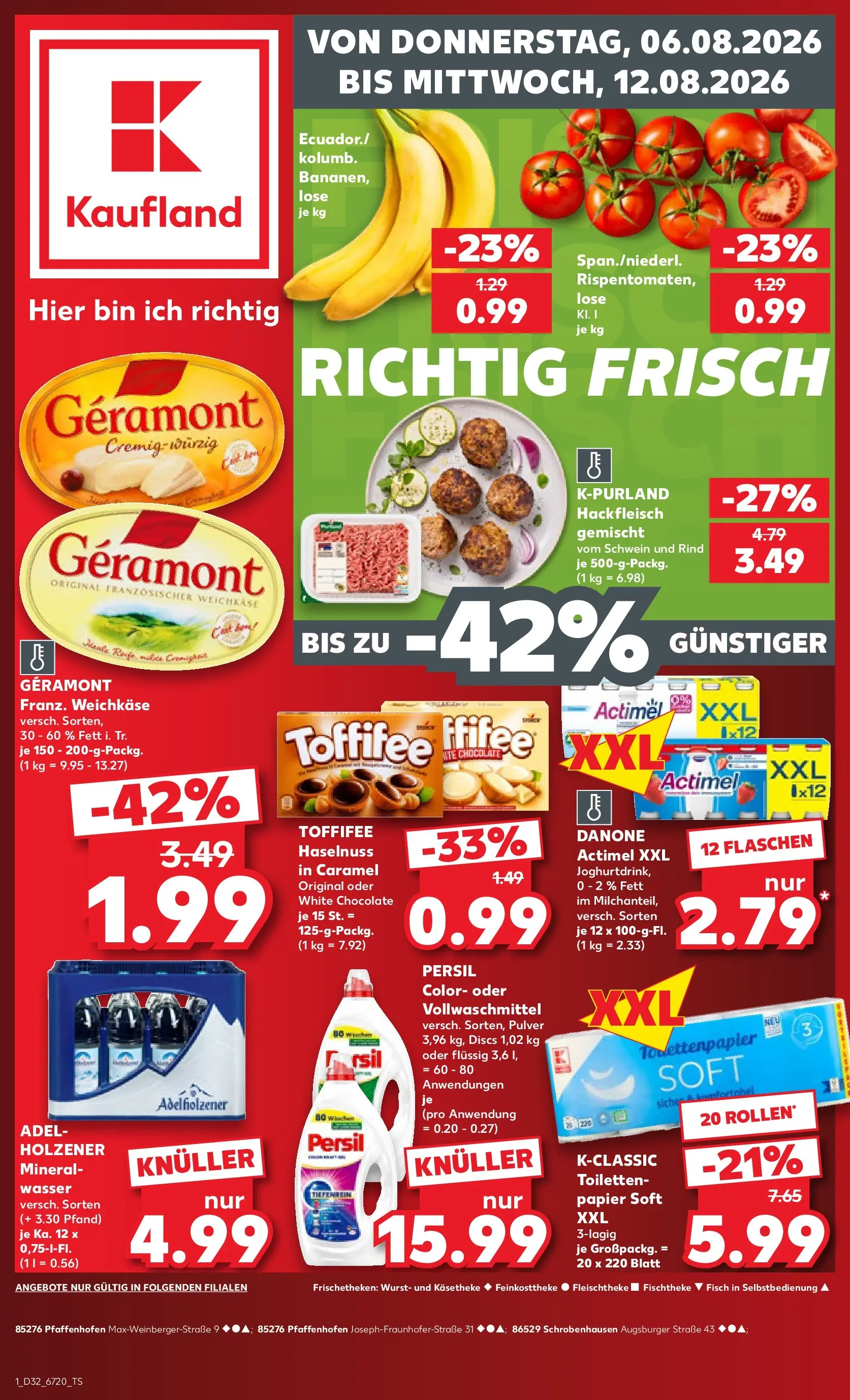 Prospekt Kaufland ab 03.08.2026 ยป Angebote und Werbung Online | Seite: 10 | Produkte: Geramont, Wurst, Toffifee, Hackfleisch Prospekt Kaufland ab 03.08.2026 ยป Angebote Online zum Blรคttern | Seite: 10 | Produkte: Geramont, Wurst, Toffifee, Hackfleisch