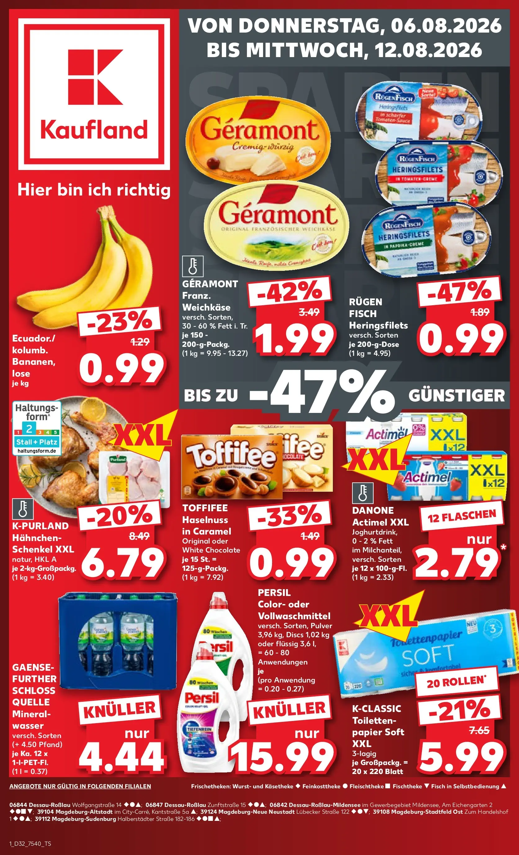 Prospekt Kaufland ab 03.08.2026 ยป Angebote und Werbung Online | Seite: 10 | Produkte: Hahnchen, Fisch, Toffifee, Persil Prospekt Kaufland ab 03.08.2026 ยป Angebote Online zum Blรคttern | Seite: 10 | Produkte: Hahnchen, Fisch, Toffifee, Persil