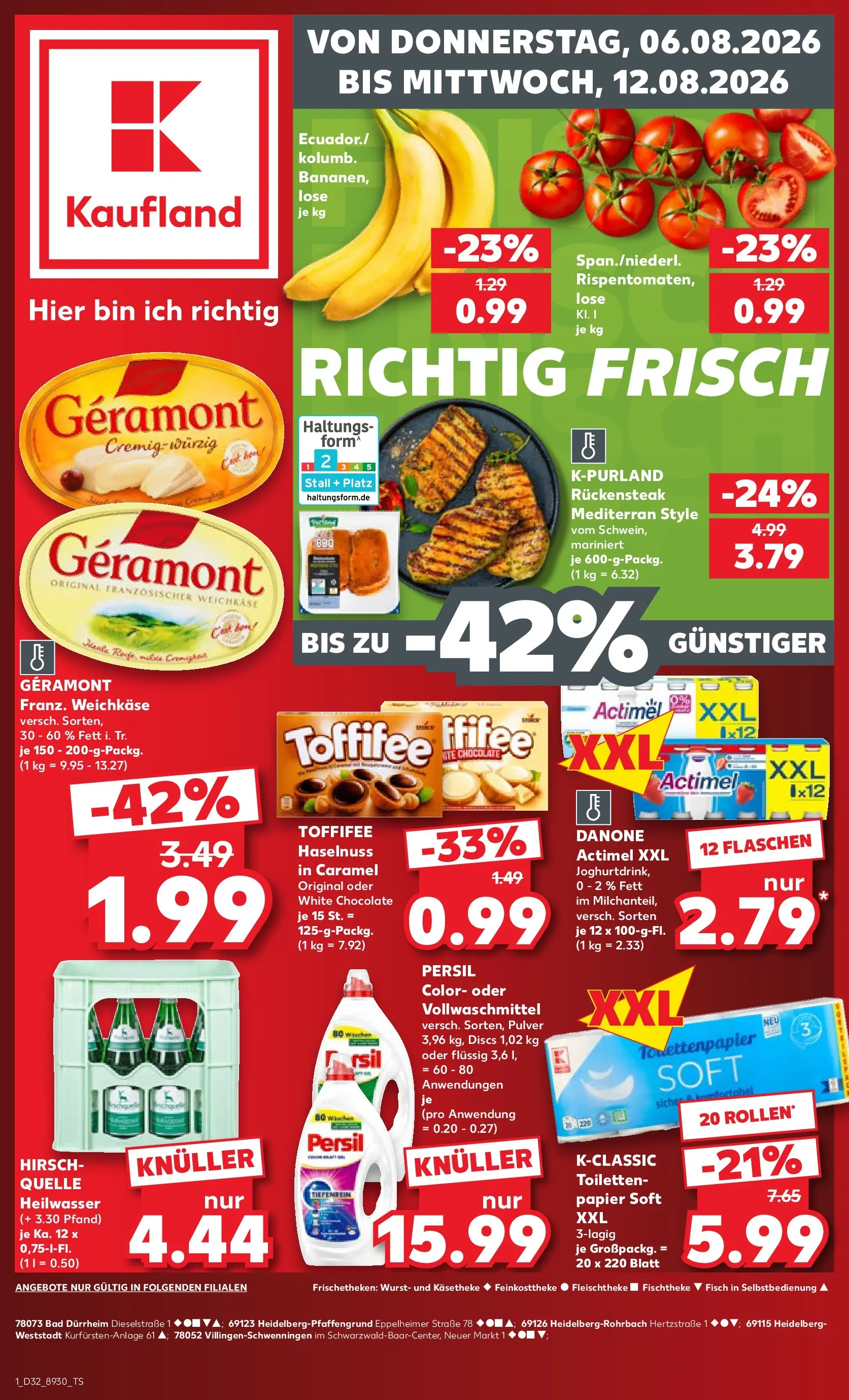 Prospekt Kaufland ab 03.08.2026 ยป Angebote und Werbung Online | Seite: 10 | Produkte: Geramont, Actimel, Wurst, Toffifee Prospekt Kaufland ab 03.08.2026 ยป Angebote Online zum Blรคttern | Seite: 10 | Produkte: Geramont, Actimel, Wurst, Toffifee