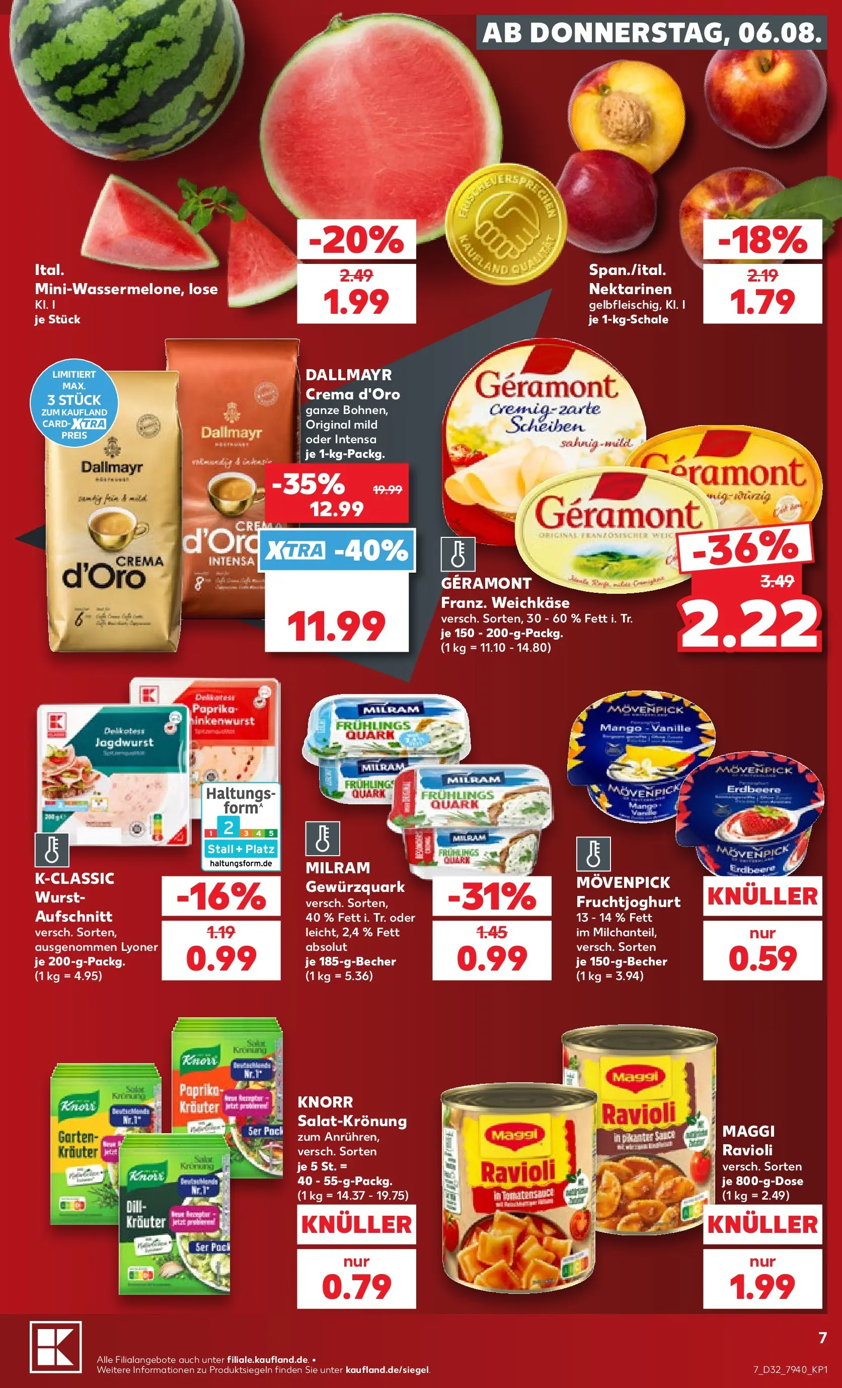 Prospekt Kaufland ab 03.08.2026 ยป Angebote und Werbung Online | Seite: 16 | Produkte: Maggi, Knorr, Fruchtjoghurt, Mango Prospekt Kaufland ab 03.08.2026 ยป Angebote Online zum Blรคttern | Seite: 16 | Produkte: Maggi, Knorr, Fruchtjoghurt, Mango