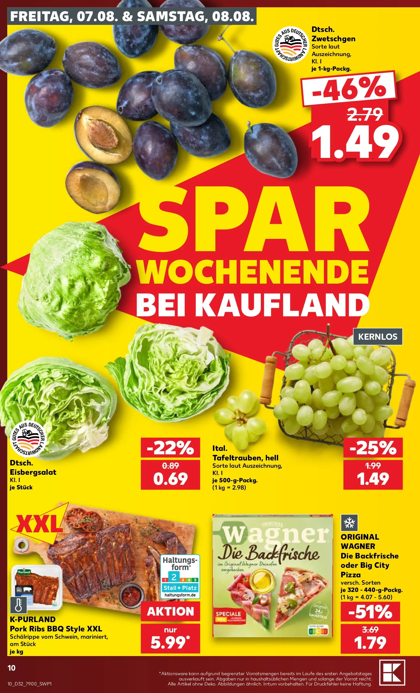 Prospekt Kaufland ab 03.08.2026 ยป Angebote und Werbung Online | Seite: 19 | Produkte: Zwetschgen, Eisbergsalat, Pizza Prospekt Kaufland ab 03.08.2026 ยป Angebote Online zum Blรคttern | Seite: 19 | Produkte: Zwetschgen, Eisbergsalat, Pizza