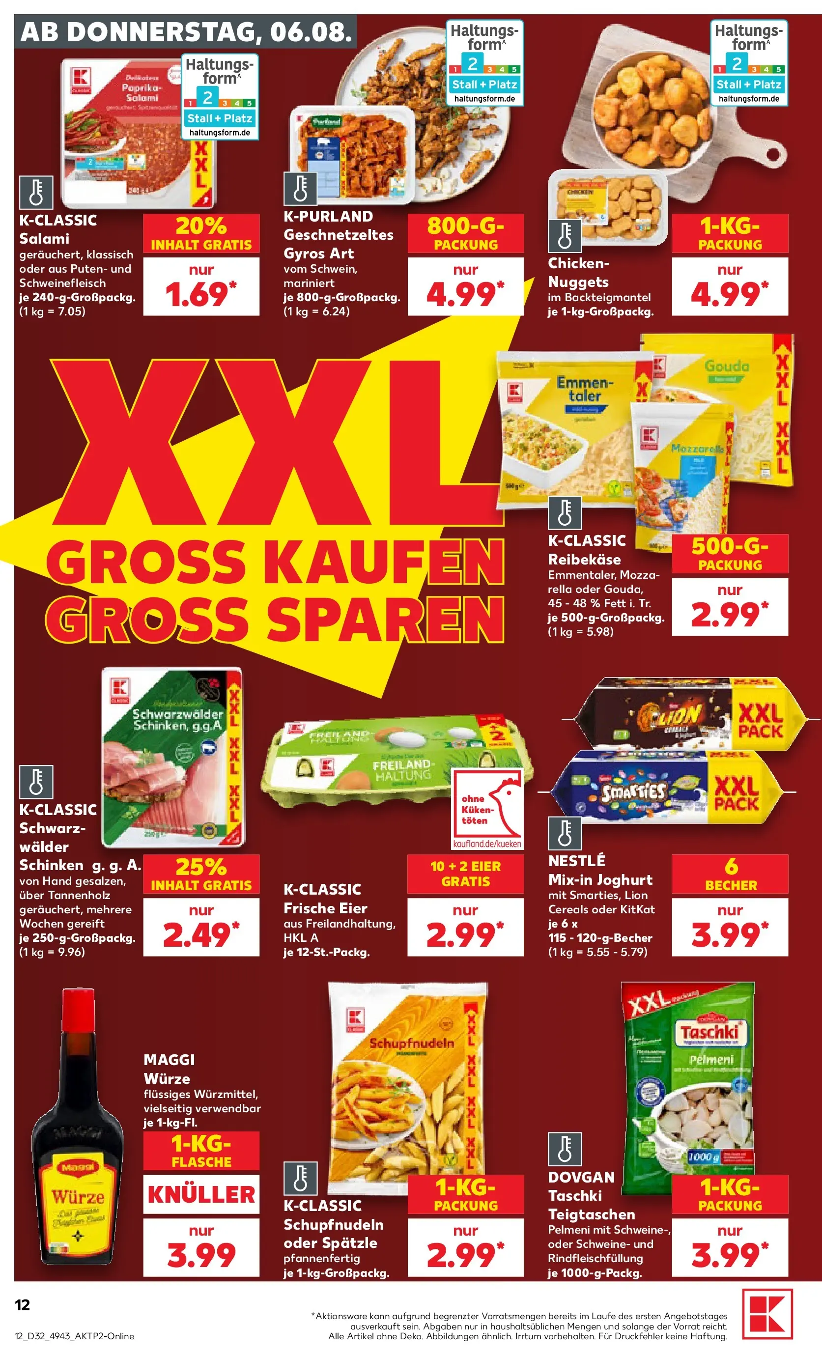 Prospekt Kaufland ab 03.08.2026 ยป Angebote und Werbung Online | Seite: 21 | Produkte: Gouda, Paprika, Salami, Schweinefleisch Prospekt Kaufland ab 03.08.2026 ยป Angebote Online zum Blรคttern | Seite: 21 | Produkte: Gouda, Paprika, Salami, Schweinefleisch