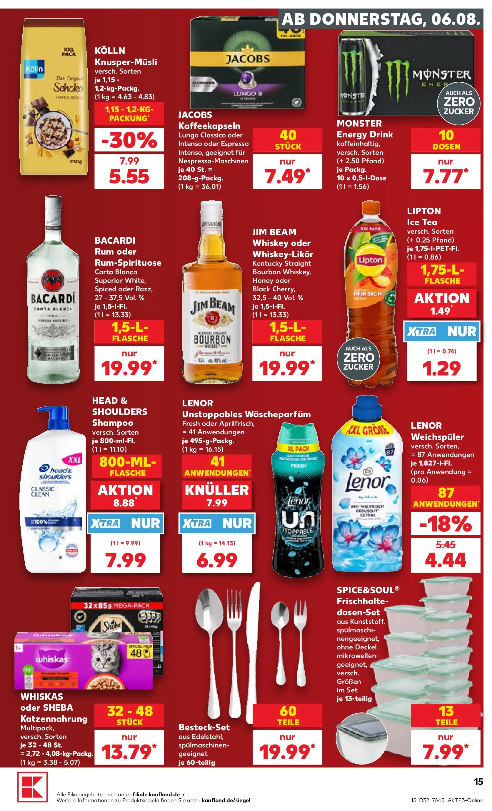 Prospekt Kaufland ab 03.08.2026 ยป Angebote und Werbung Online | Seite: 24 | Produkte: Lenor, Bacardi, Rum, Pfirsich Prospekt Kaufland ab 03.08.2026 ยป Angebote Online zum Blรคttern | Seite: 24 | Produkte: Lenor, Bacardi, Rum, Pfirsich