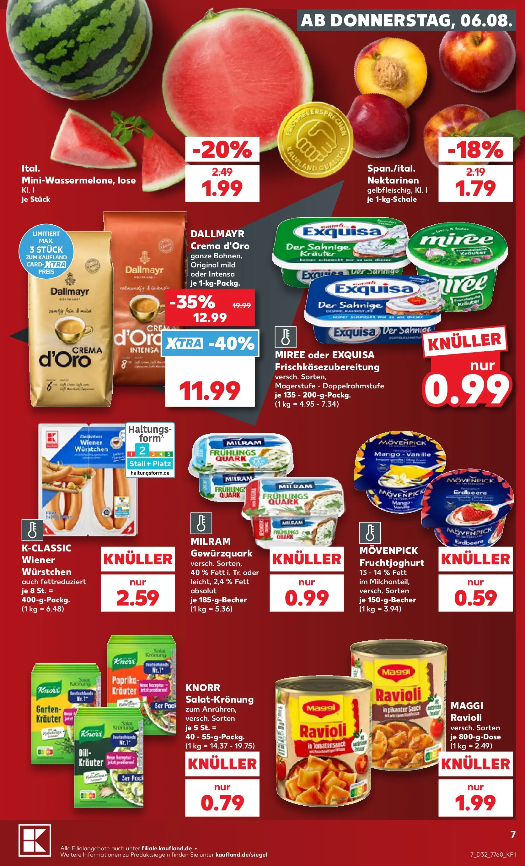 Prospekt Kaufland ab 03.08.2026 ยป Angebote und Werbung Online | Seite: 16 | Produkte: Quark, Nektarinen, Fruchtjoghurt, Paprika Prospekt Kaufland ab 03.08.2026 ยป Angebote Online zum Blรคttern | Seite: 16 | Produkte: Quark, Nektarinen, Fruchtjoghurt, Paprika