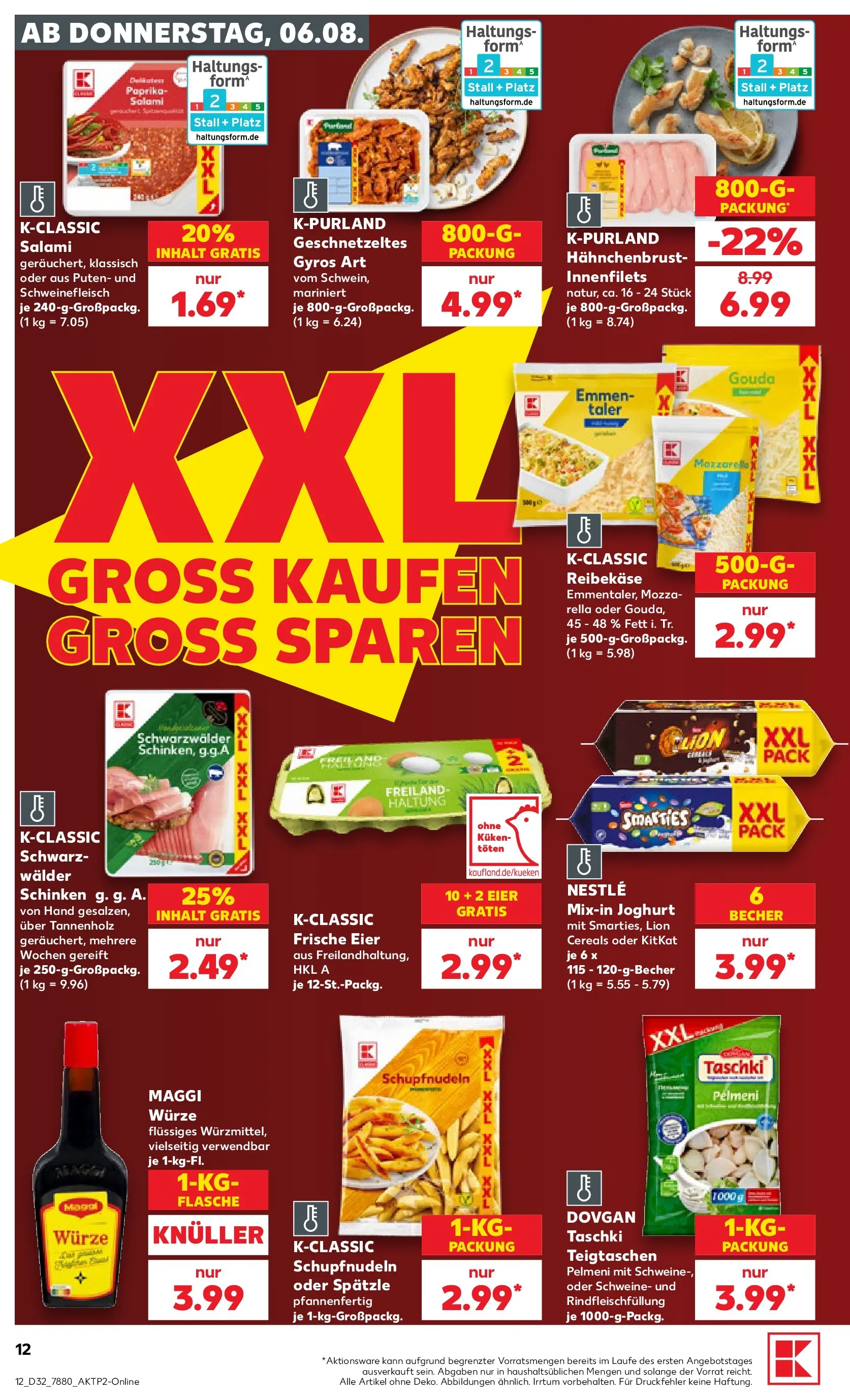 Prospekt Kaufland ab 03.08.2026 ยป Angebote und Werbung Online | Seite: 21 | Produkte: Joghurt, Salami, Schinken, Reibekase Prospekt Kaufland ab 03.08.2026 ยป Angebote Online zum Blรคttern | Seite: 21 | Produkte: Joghurt, Salami, Schinken, Reibekase