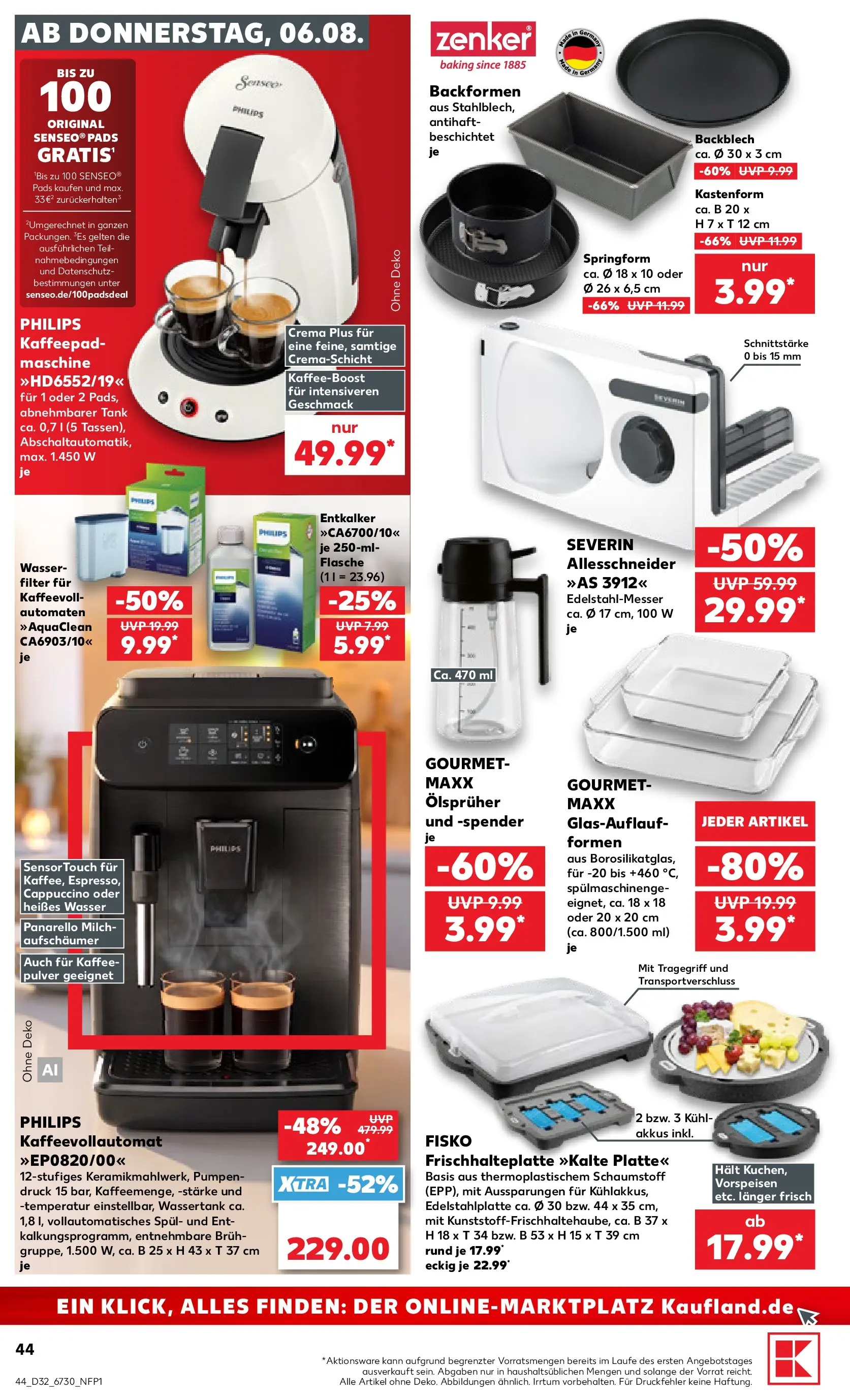 Prospekt Kaufland ab 03.08.2026 » Angebote Online zum Blättern | Seite: 53 | Produkte: Philips, Kaffee, Wasser, Kaffeevollautomat
