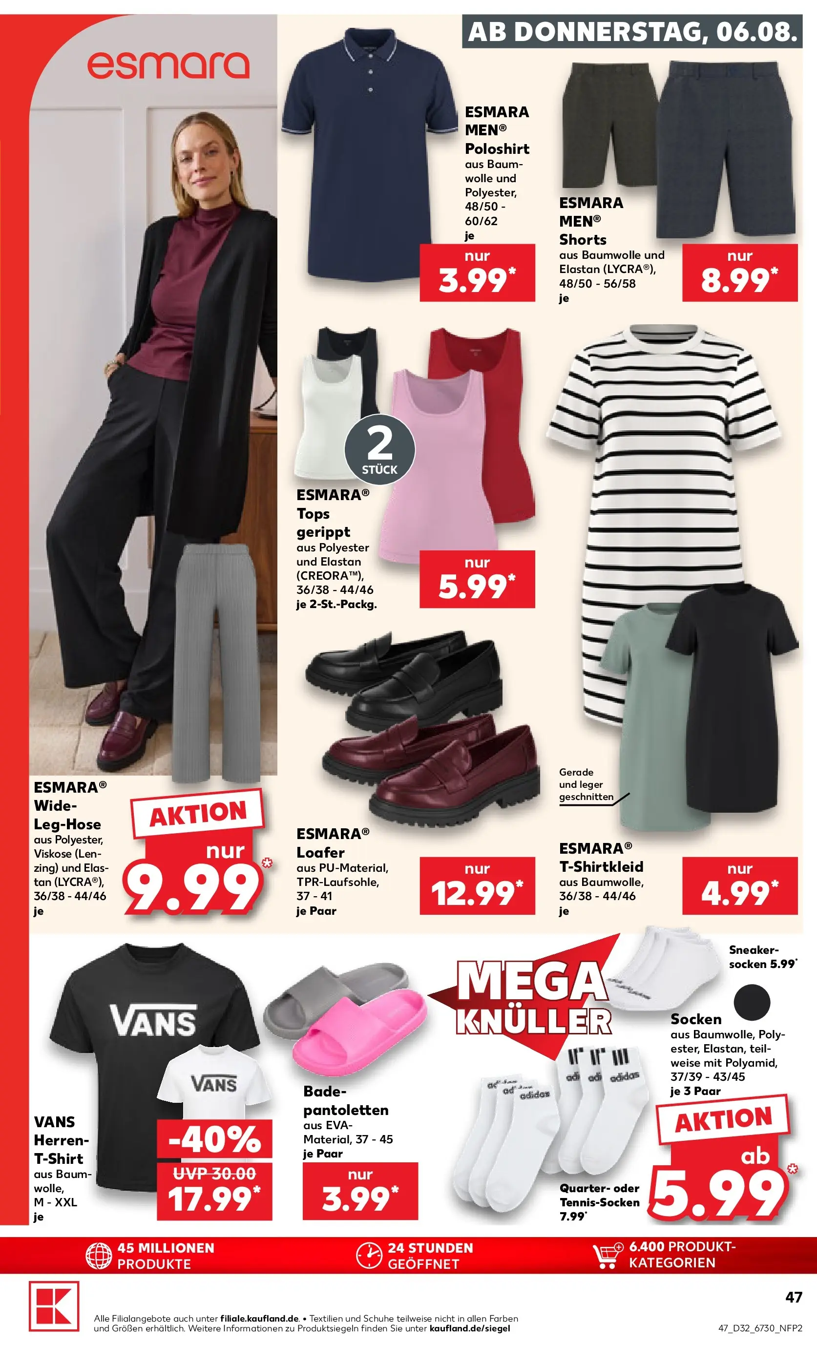 Prospekt Kaufland ab 03.08.2026 » Angebote Online zum Blättern | Seite: 56 | Produkte: Poloshirt, Socken