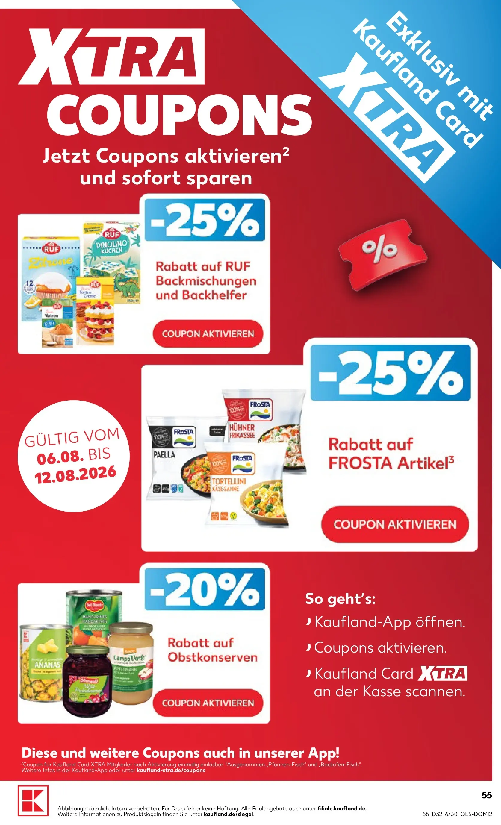 Prospekt Kaufland ab 03.08.2026 » Angebote Online zum Blättern | Seite: 64 | Produkte: Ananas, Frosta, Kuchen