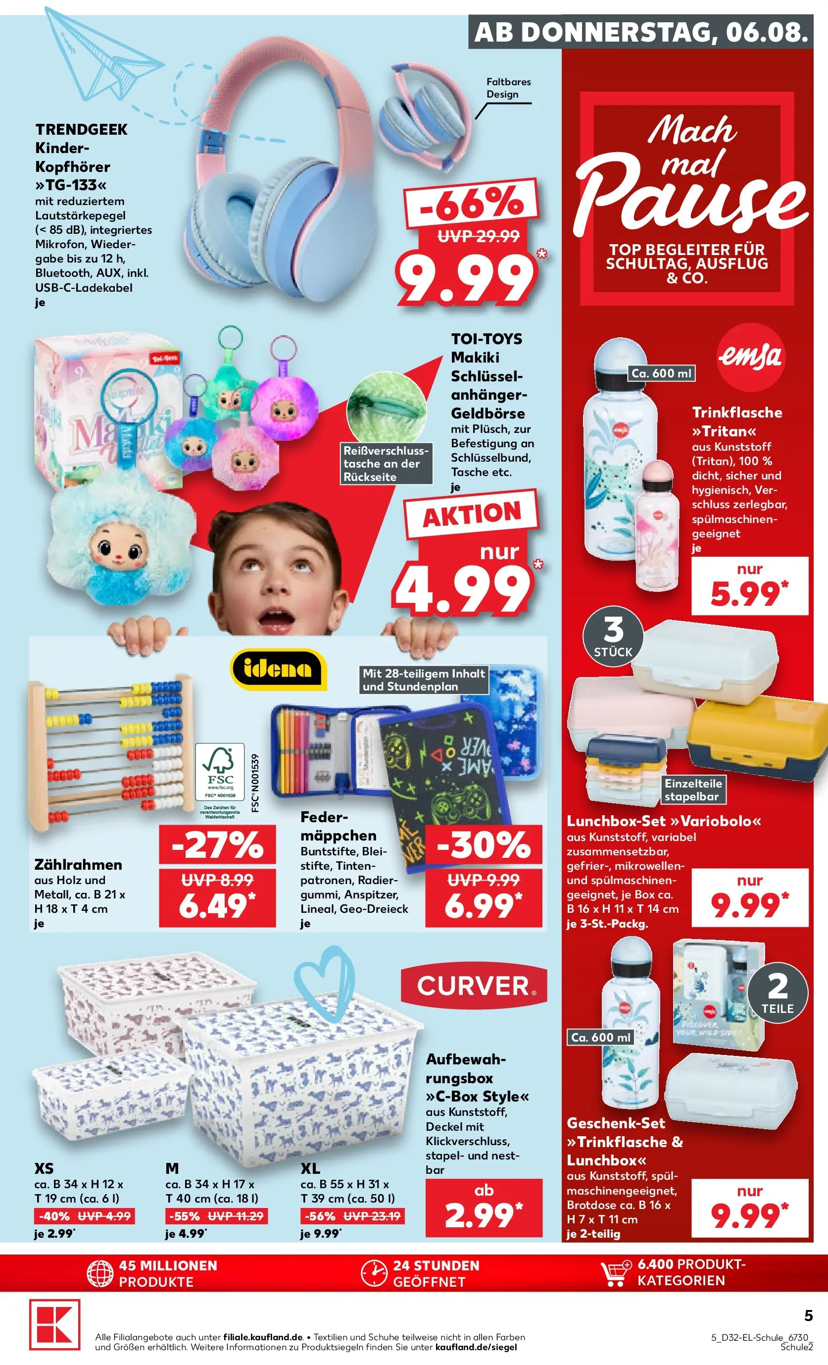 Prospekt Kaufland ab 03.08.2026 » Angebote Online zum Blättern | Seite: 72 | Produkte: Top, Tasche, Box, Kopfhörer