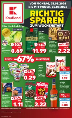 Kaufland Prospekt Sulzbach-Rosenberg ab 03.08.2026 gültig | Seite: 6 | Produkte: Schokolade, Weißwein, Creme, Lindt