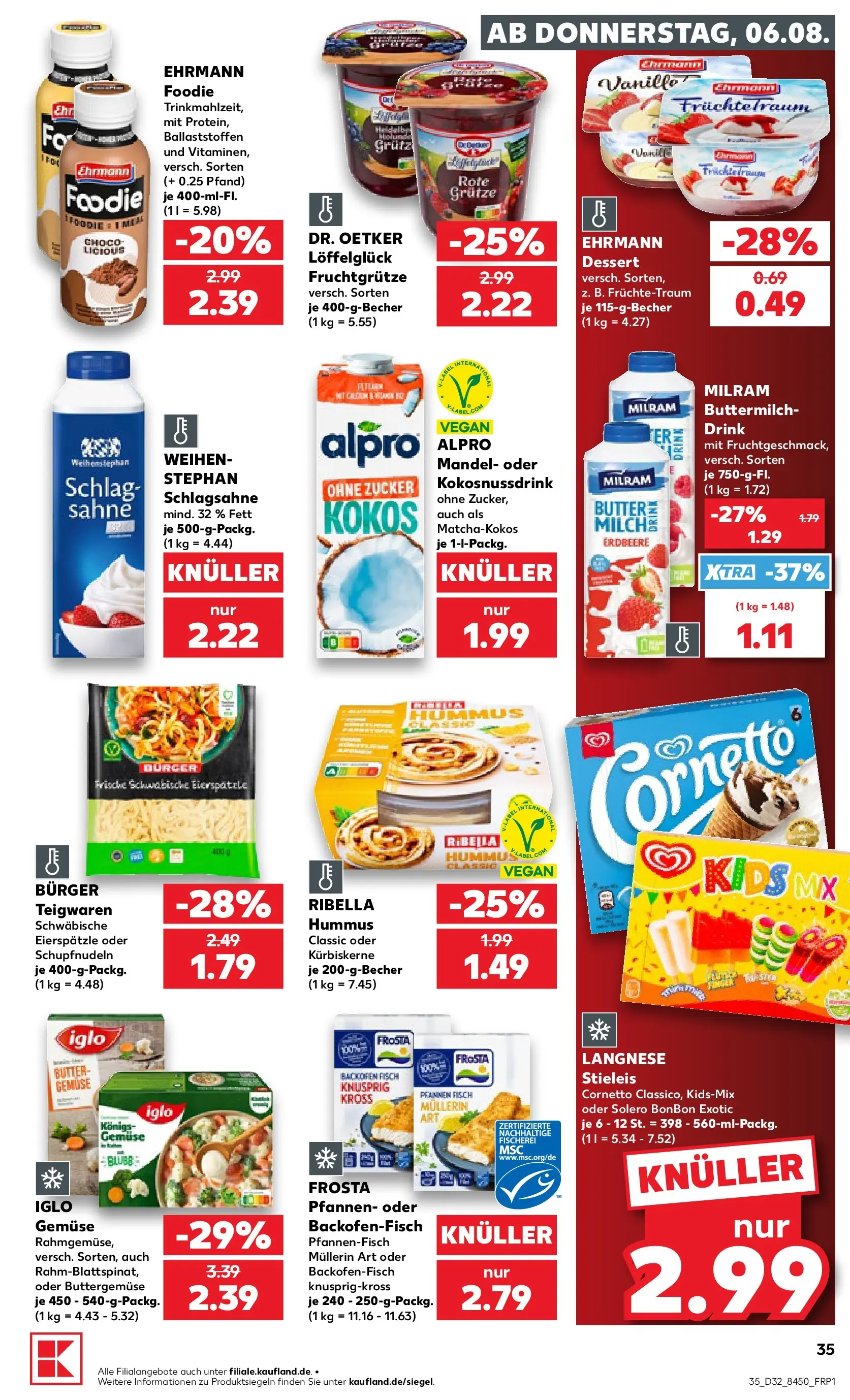Prospekt Kaufland ab 03.08.2026 ยป Angebote und Werbung Online | Seite: 44 | Produkte: Iglo, Gemรผse, Milram, Zucker Prospekt Kaufland ab 03.08.2026 ยป Angebote Online zum Blรคttern | Seite: 44 | Produkte: Iglo, Gemรผse, Milram, Zucker