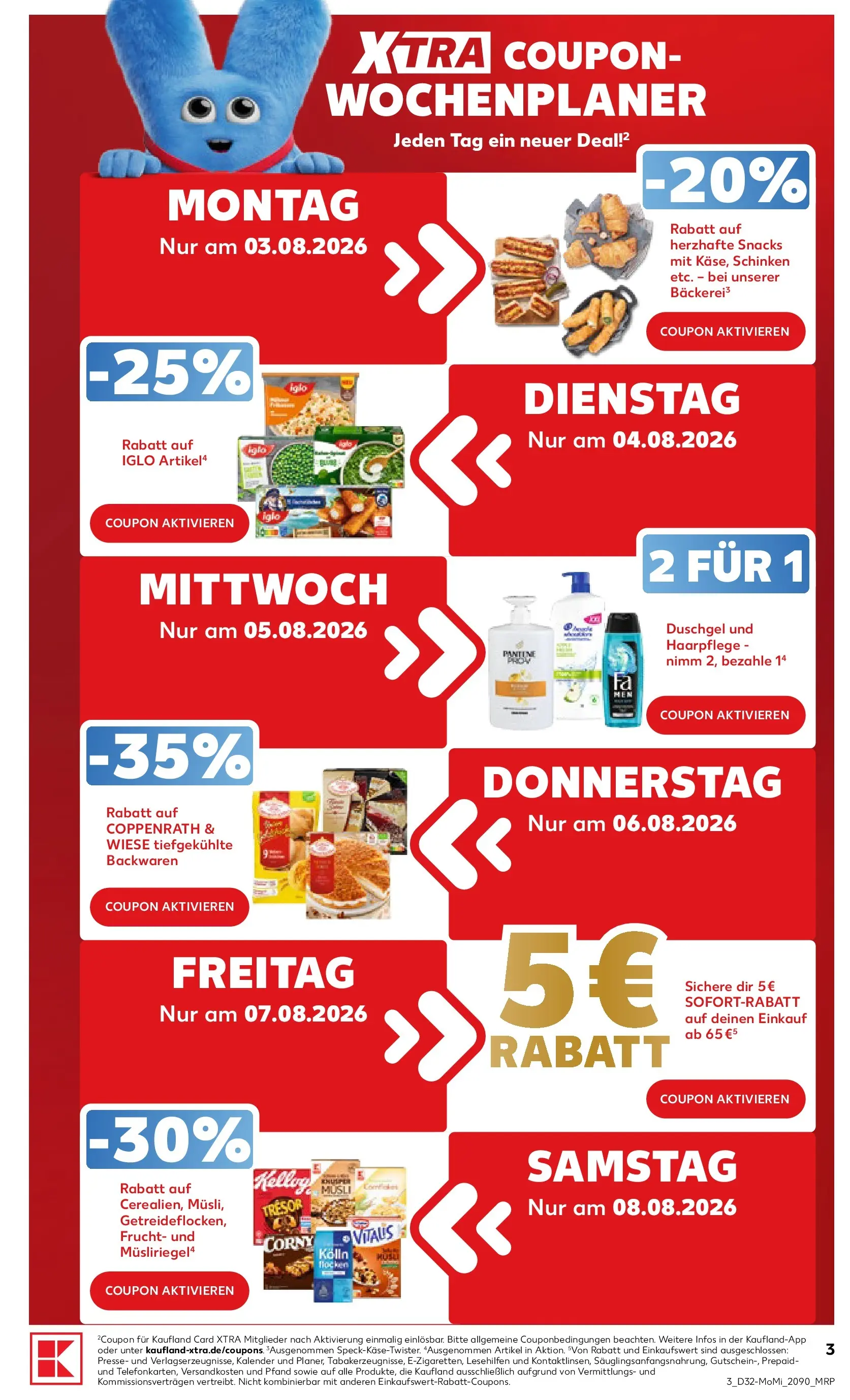 Prospekt Kaufland ab 03.08.2026 » Angebote Online zum Blättern | Seite: 3 | Produkte: Presse, Kolln, Iglo, Flocken