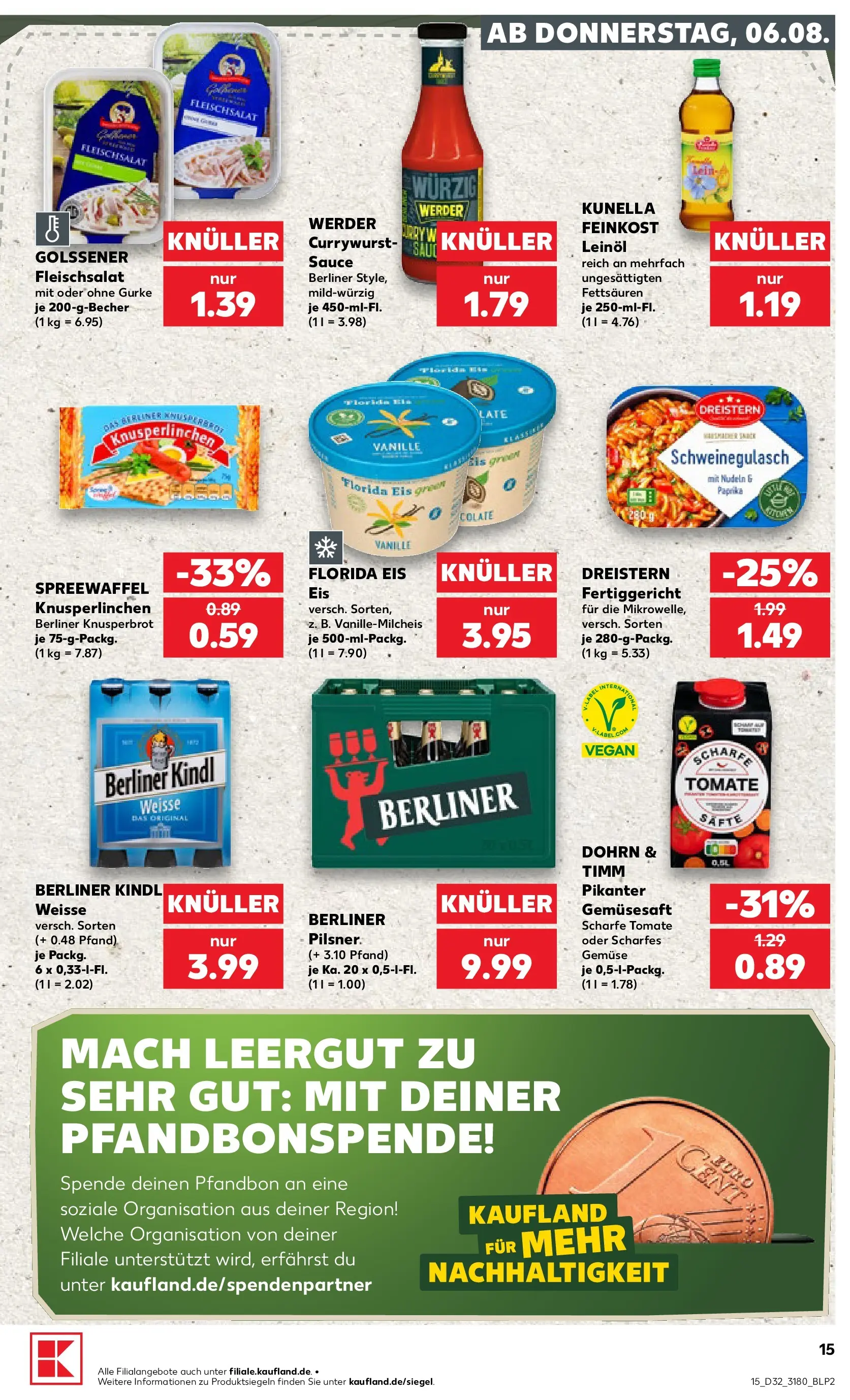 Prospekt Kaufland ab 03.08.2026 ยป Angebote und Werbung Online | Seite: 24 | Produkte: Schweinegulasch, Leinรถl, Gemรผse, Nudeln Prospekt Kaufland ab 03.08.2026 ยป Angebote Online zum Blรคttern | Seite: 24 | Produkte: Schweinegulasch, Leinรถl, Gemรผse, Nudeln