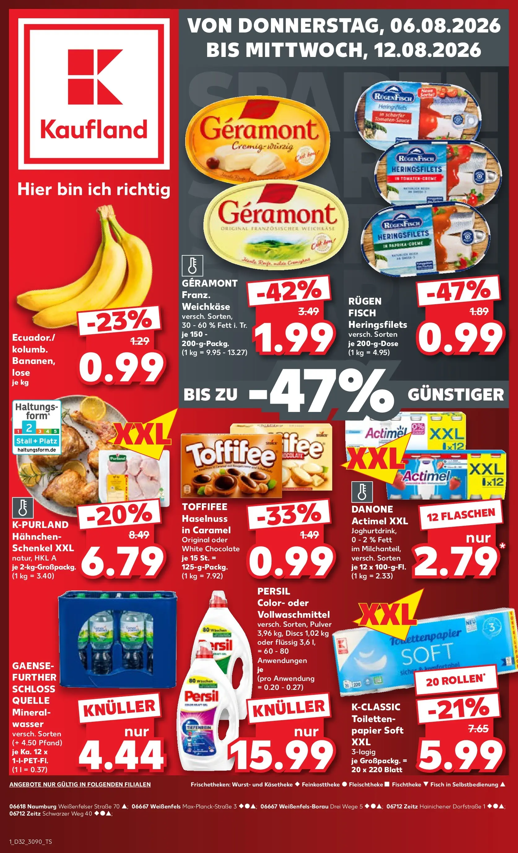 Prospekt Kaufland ab 03.08.2026 ยป Angebote und Werbung Online | Seite: 10 | Produkte: Hahnchen, Paprika, Toffifee, Persil Prospekt Kaufland ab 03.08.2026 ยป Angebote Online zum Blรคttern | Seite: 10 | Produkte: Hahnchen, Paprika, Toffifee, Persil