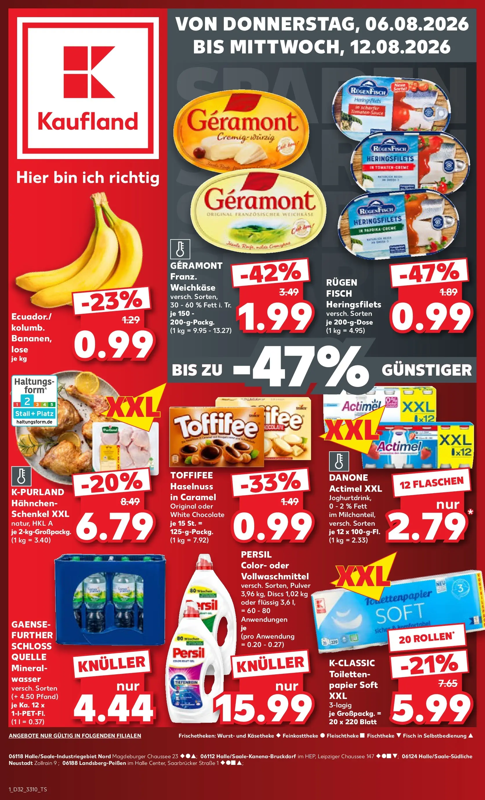 Prospekt Kaufland ab 03.08.2026 ยป Angebote und Werbung Online | Seite: 10 | Produkte: Fisch, Wasser, Paprika, Persil Prospekt Kaufland ab 03.08.2026 ยป Angebote Online zum Blรคttern | Seite: 10 | Produkte: Fisch, Wasser, Paprika, Persil