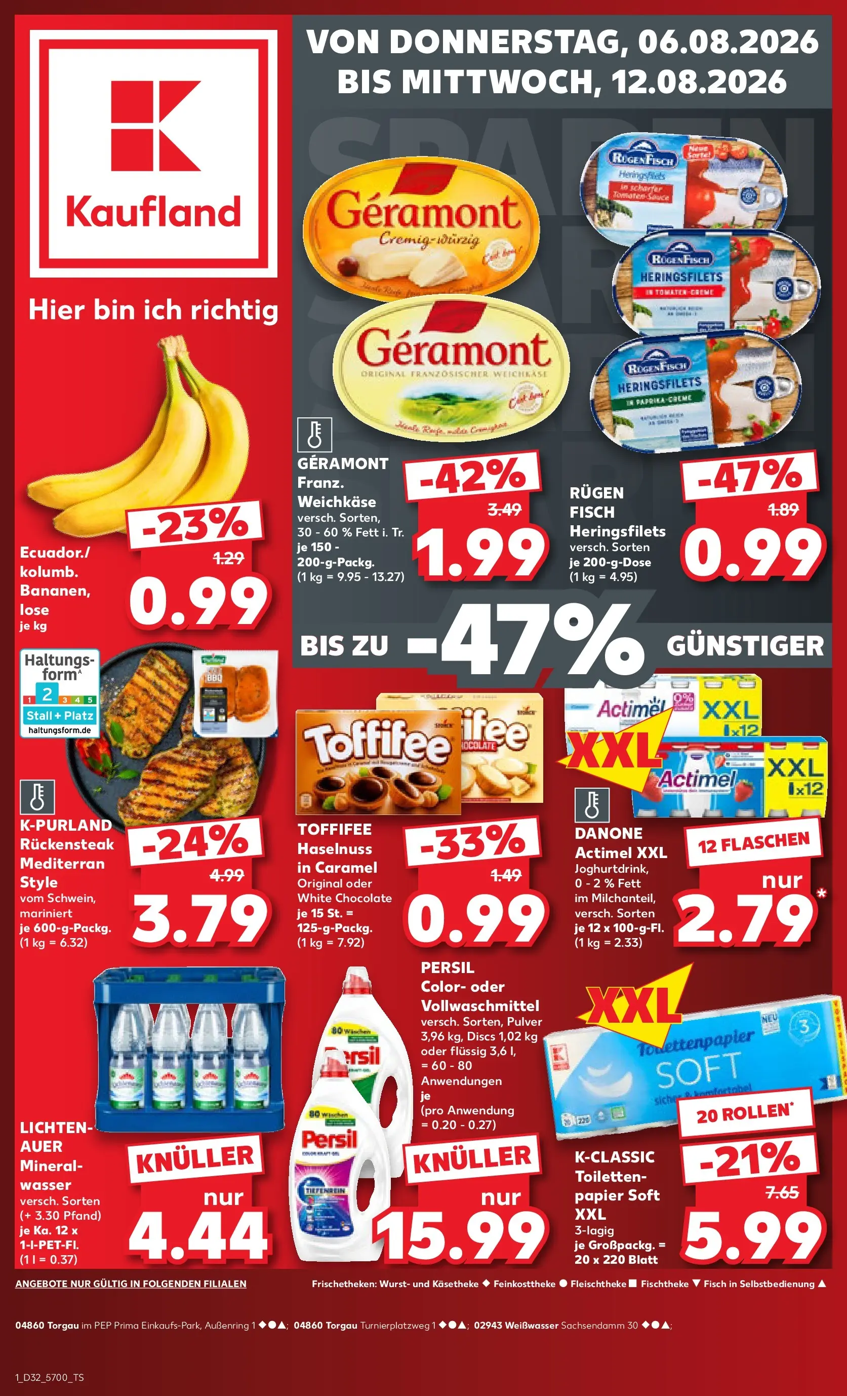 Prospekt Kaufland ab 03.08.2026 ยป Angebote und Werbung Online | Seite: 10 | Produkte: Geramont, Fisch, Wurst, Persil Prospekt Kaufland ab 03.08.2026 ยป Angebote Online zum Blรคttern | Seite: 10 | Produkte: Geramont, Fisch, Wurst, Persil