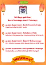 go asia Go Asia: Angebote - bis 31.08.2026