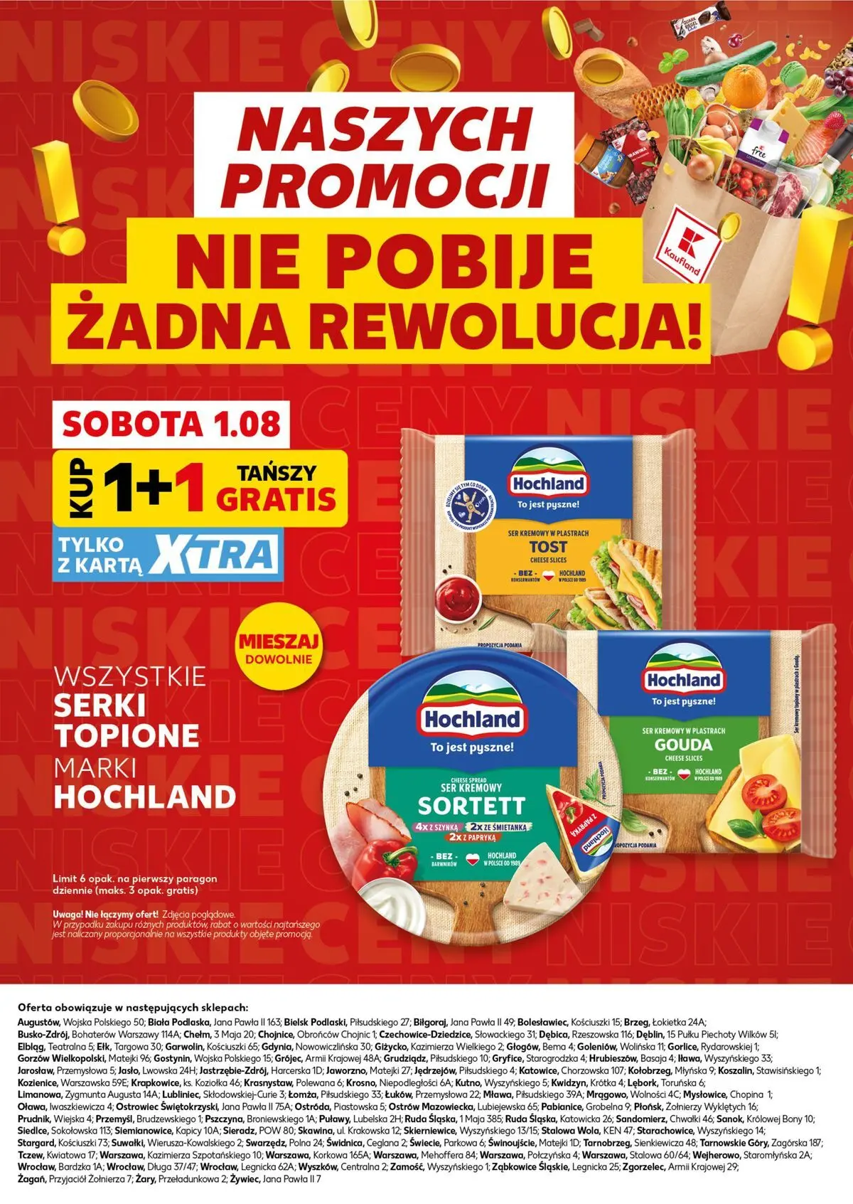 Kaufland gazetka - Super Sobota od 01.08.2026 - od jutra PDF | Strona: 22 | Produkty: Karta, Szynka, Papryka, Ser