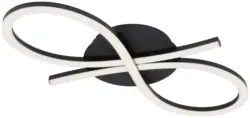 LED-Deckenleuchte Schleifi Schwarz max. 24 Watt Deckenlampe