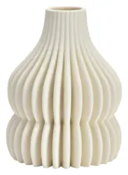 Vase Wei&szlig; Keramik