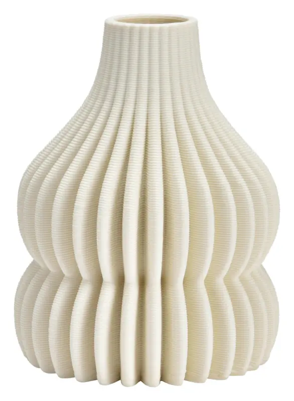 Vase Wei&szlig; Keramik