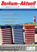 Borkum-Aktuell - Das Inselmagazin Borkum Aktuell - bis 31.08.2026