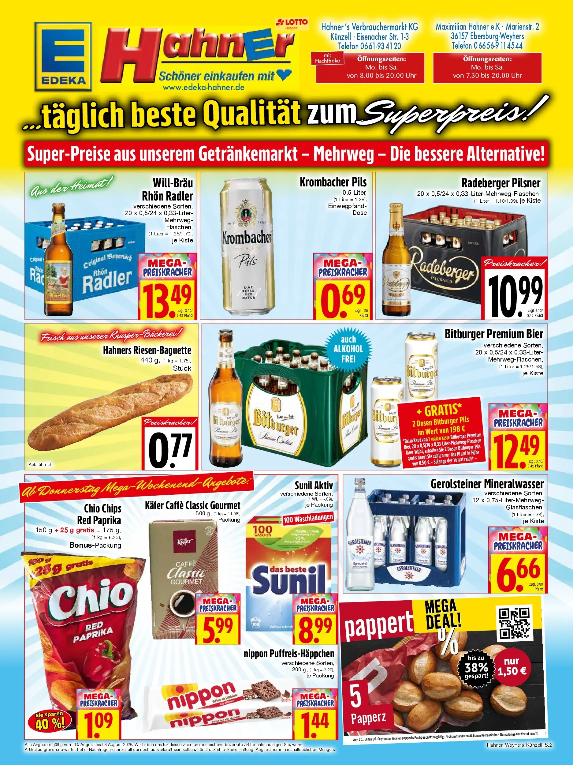 Edeka Prospekt  Parchim (ab 03.08.2026) » Angebote Online | Seite: 2