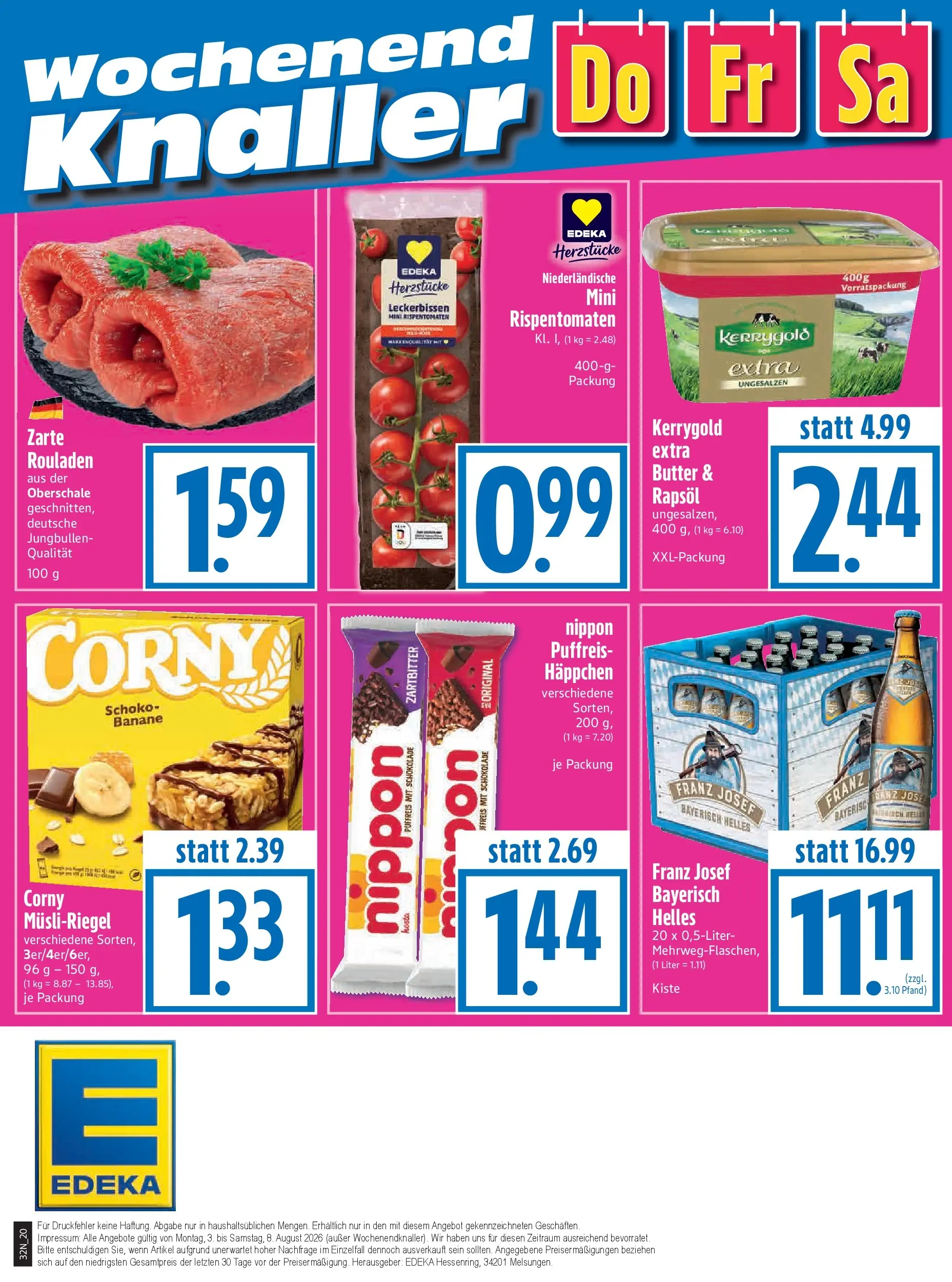 Edeka Prospekt  Parchim (ab 03.08.2026) » Angebote Online | Seite: 22
