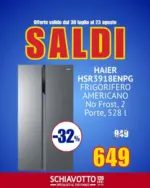 SCHIAVOTTO S.r.l. Offerte valide dal 30 luglio al 23 agosto - al 23.08.2026