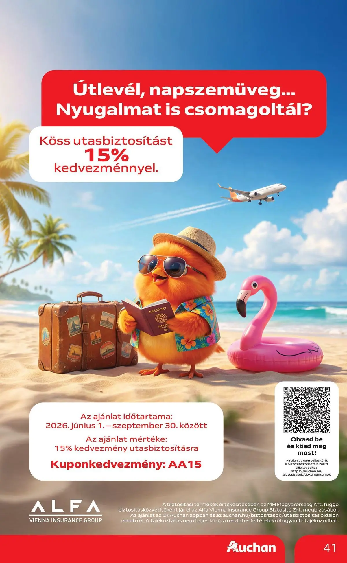 Auchan akciós újság Szolnok - 2026.07.30. -tól/töl > akció, lapozható szórólap 🛍️ | Oldal: 41 | Termékek: Napszemüveg