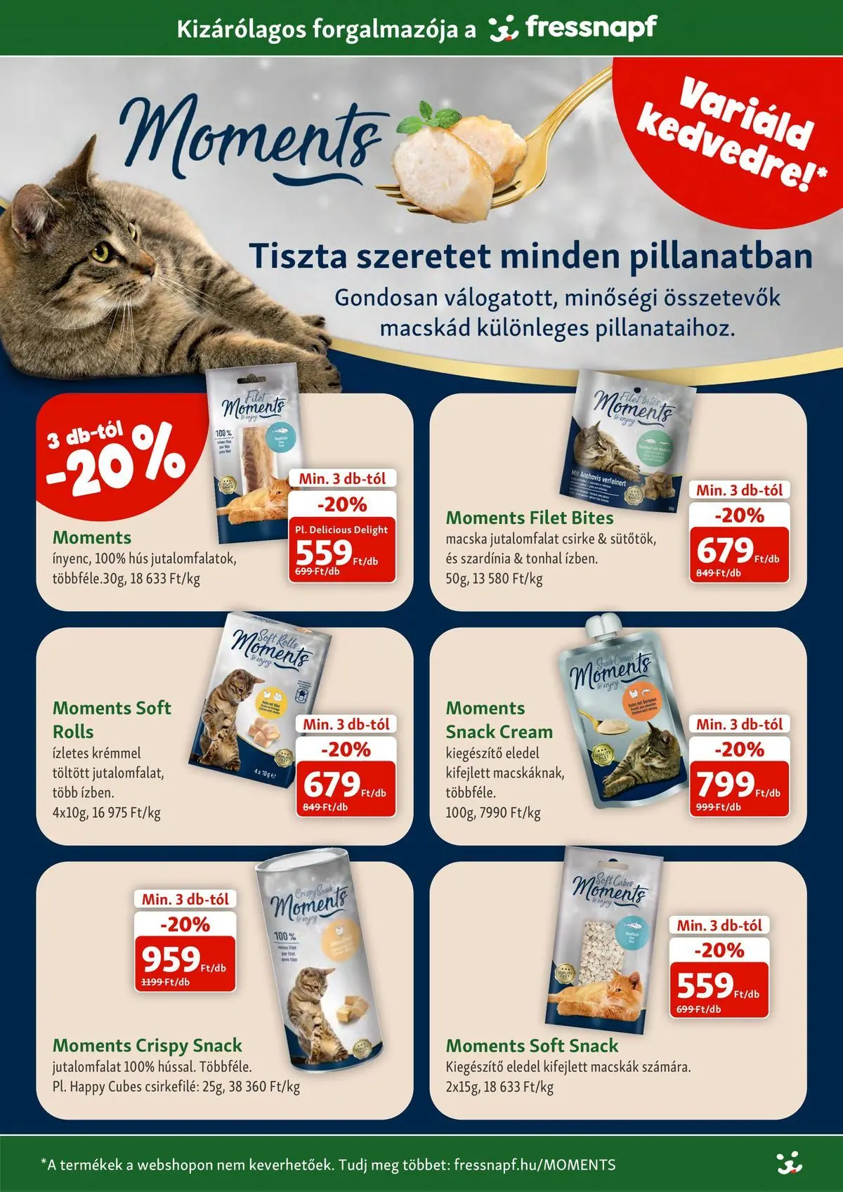 Fressnapf aktuális akciós újság - 2026.08.06. -tól/töl > akció, lapozható szórólap 🛍️ | Oldal: 4 | Termékek: Tonhal, Hús, Szardínia