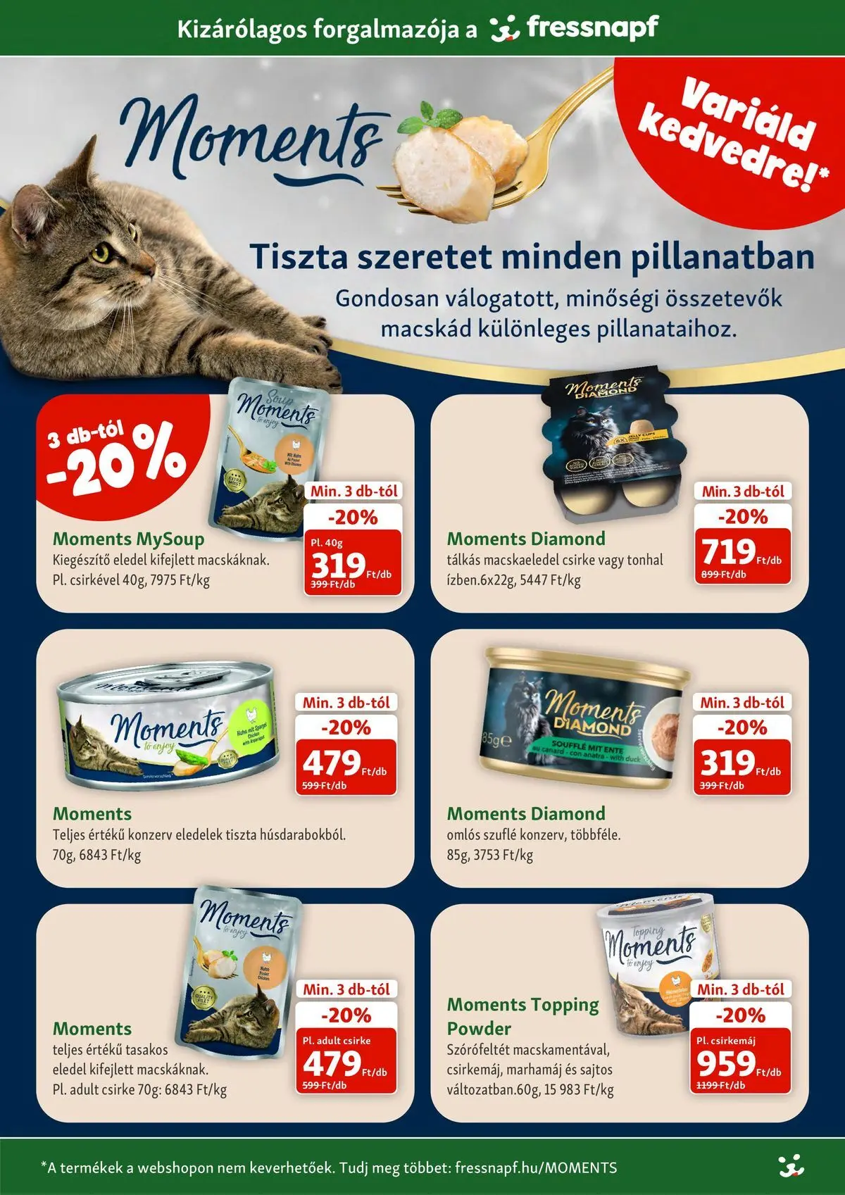 Fressnapf aktuális akciós újság - 2026.08.06. -tól/töl > akció, lapozható szórólap 🛍️ | Oldal: 5 | Termékek: Tonhal, Macskaeledel, Csirkemáj