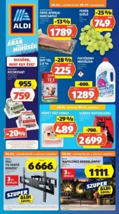 Aldi aktuális akciós újság - amely érvényes a következő dátumtól: 2026.08.06. Aldi aktuális akciós újság - amely érvényes a következő dátumtól: 2026.08.06.