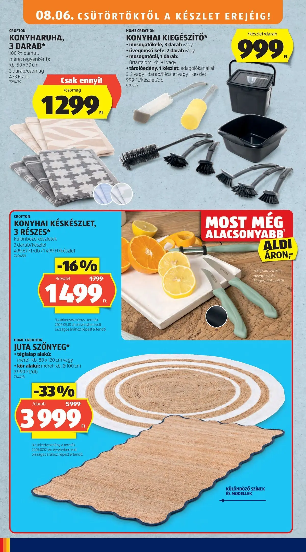 Aldi aktuális akciós újság - 2026.08.06. -tól/töl > akció, lapozható szórólap 🛍️ | Oldal: 26