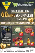 E center Jubil&auml;umshandzettel Schomacker - bis 08.08.2026