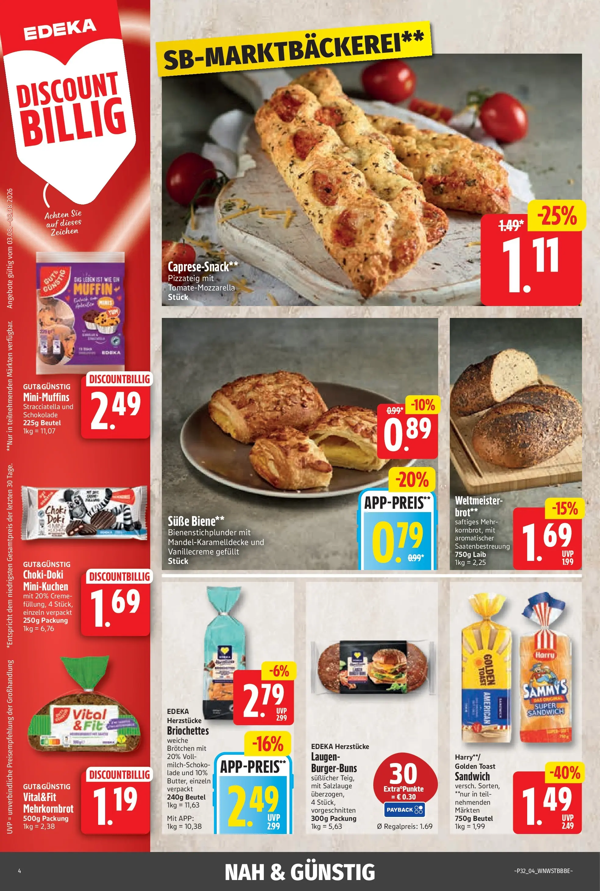 Angebote - Jubiläumshandzettel Schomacker (ab 02.08.2026) zum Blättern | Seite: 7 | Produkte: Toast, Schokolade, Creme, Brot