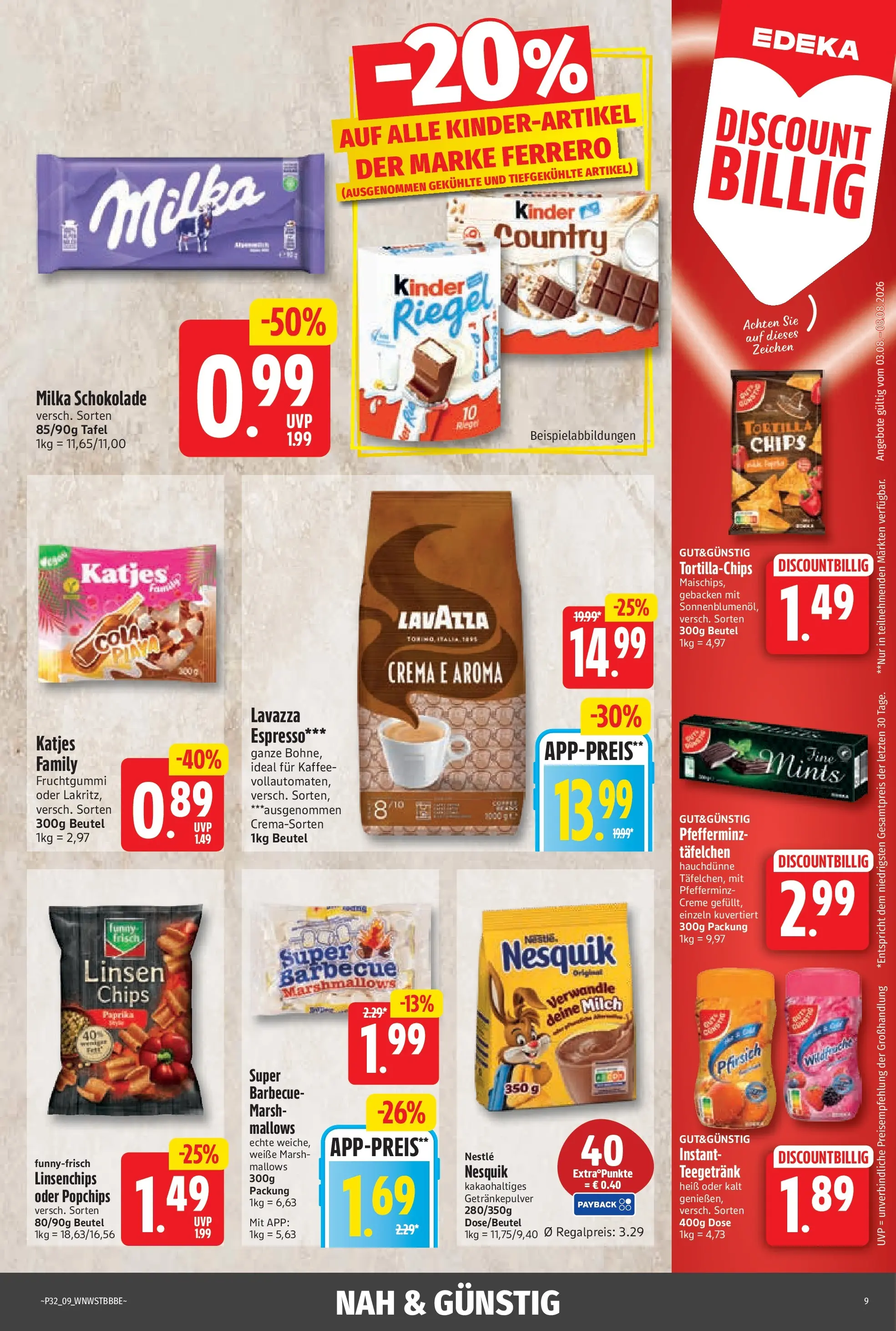 Angebote - Jubiläumshandzettel Schomacker (ab 02.08.2026) zum Blättern | Seite: 12 | Produkte: Schokolade, Katjes, Milka, Creme