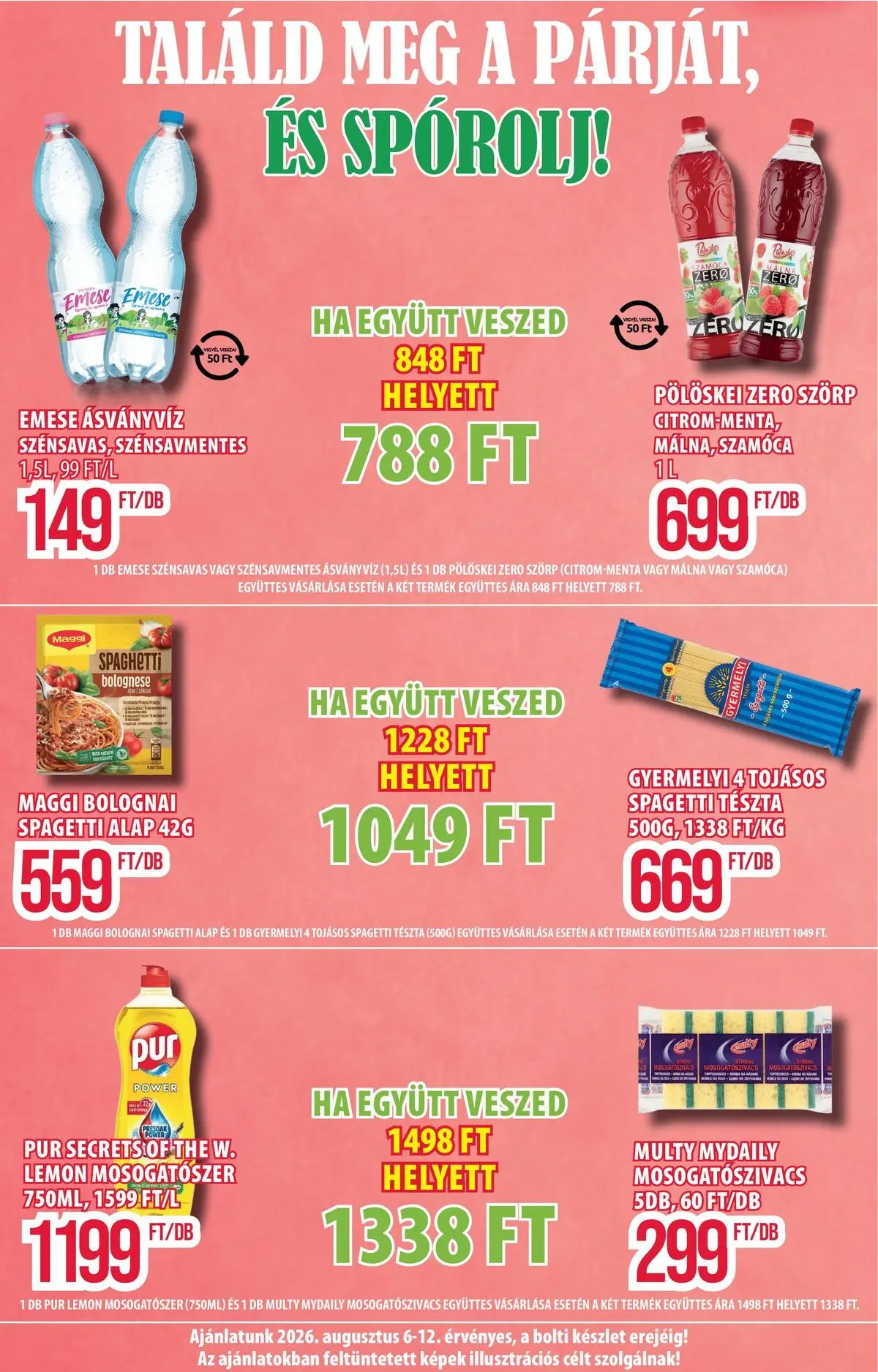 COOP Szolnok akciós újság Békésszentandrás - 2026.08.03. -tól/töl > akció, lapozható szórólap 🛍️ | Oldal: 9 | Termékek: Szörp, Maggi, Ásványvíz, Citrom