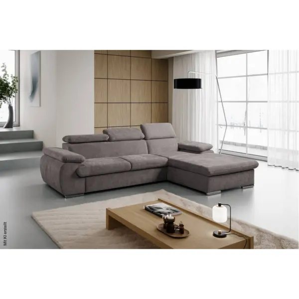 Ecksofa mit Bettfunktion und Bettkasten