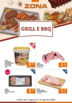 ZONA Grill e BBQ - al 16.08.2026