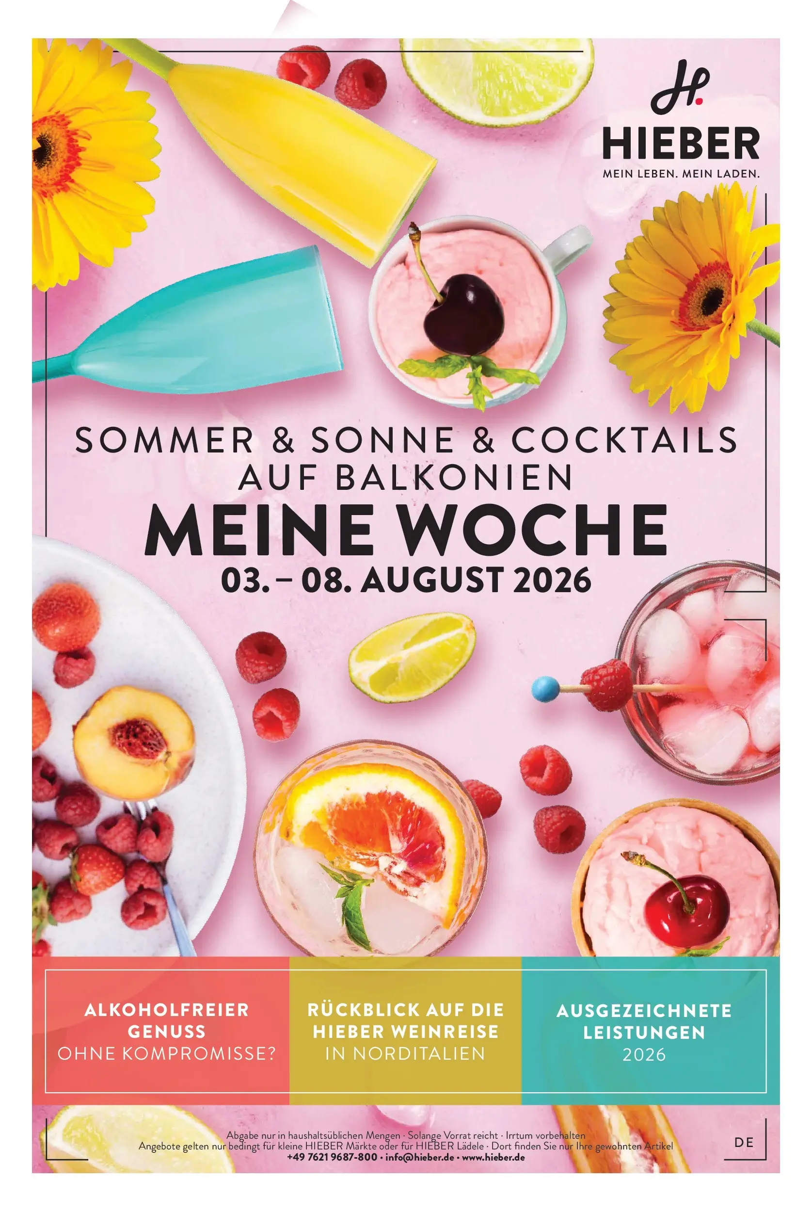 Angebote - Hieber's Frischecenter: Meine Woche (ab 03.08.2026) zum Blättern | Seite: 1