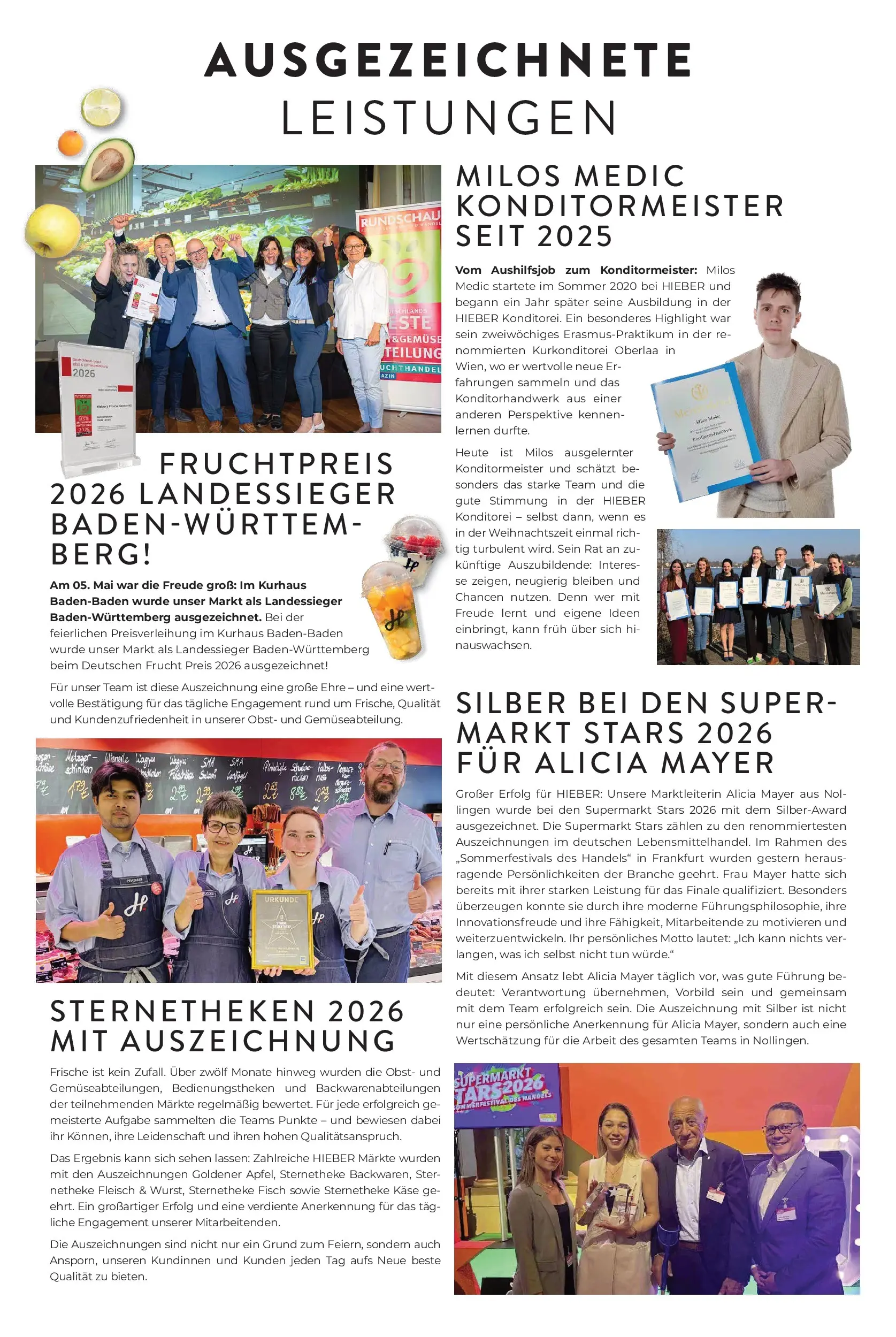 Angebote - Hieber's Frischecenter: Meine Woche (ab 03.08.2026) zum Blättern | Seite: 8 | Produkte: Käse, Obst, Salami, Fleisch