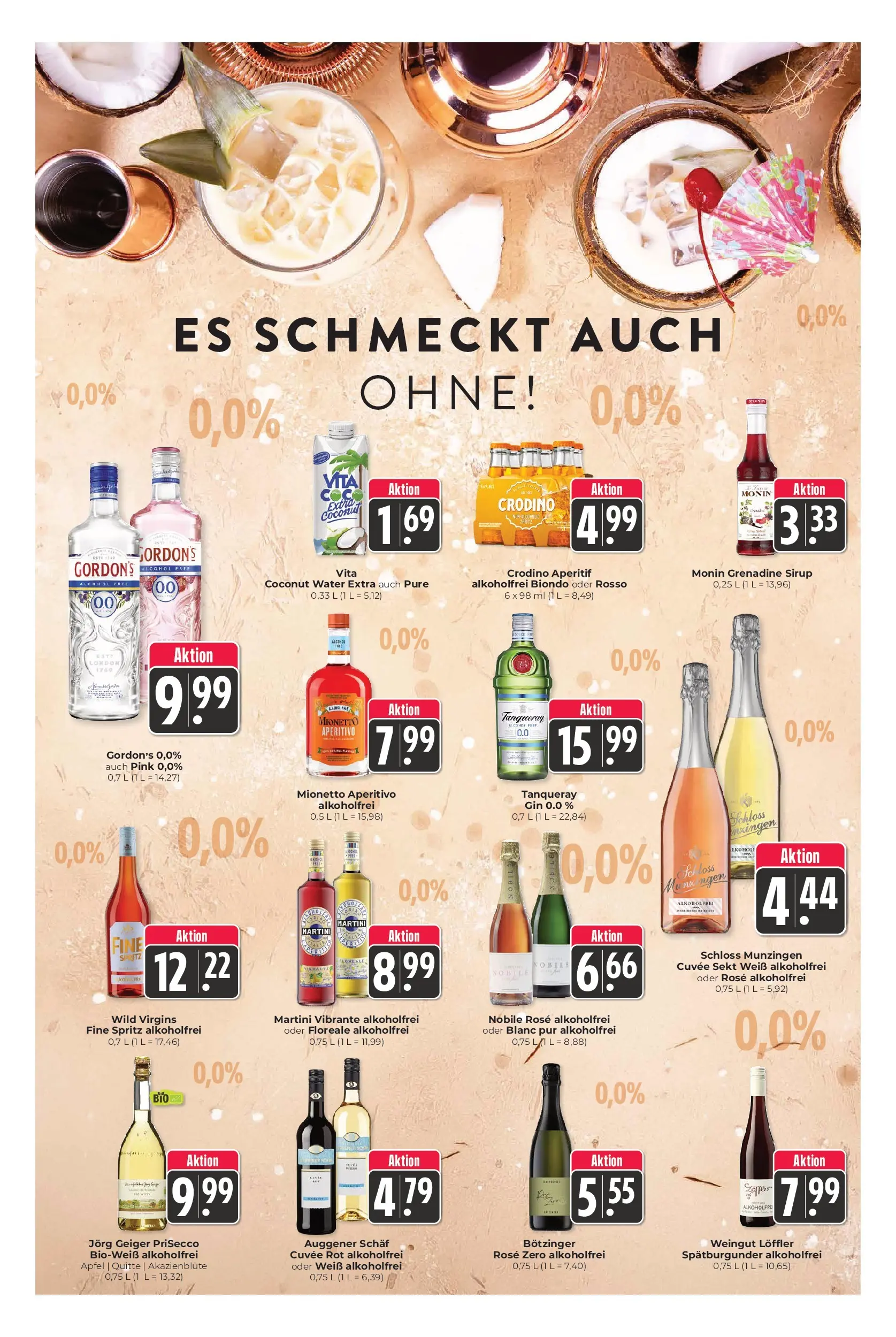 Angebote - Hieber's Frischecenter: Meine Woche (ab 03.08.2026) zum Blättern | Seite: 10 | Produkte: Sekt, Äpfel, Sirup, Gin