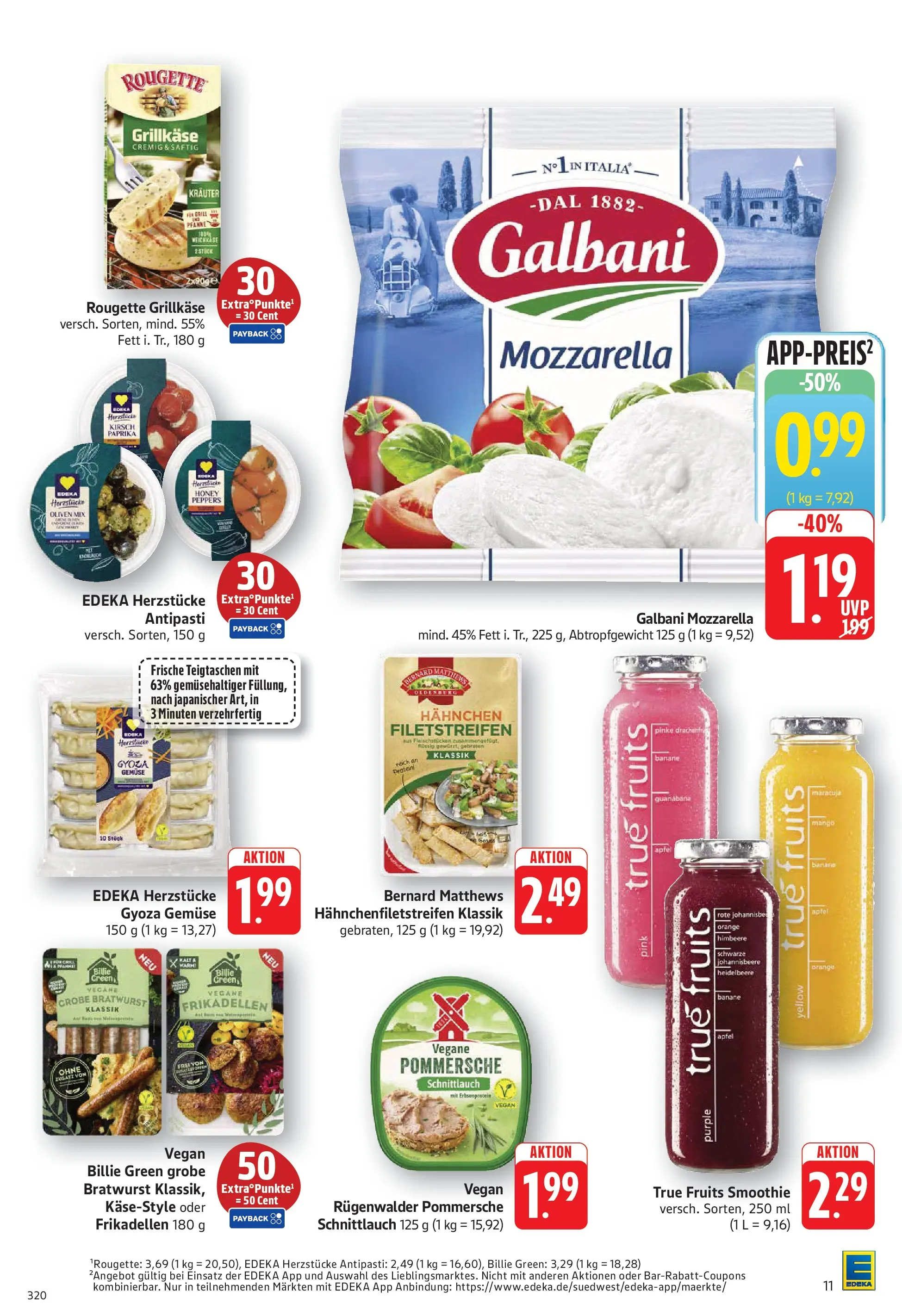 Edeka Prospekt Bad Bergzabern (ab 03.08.2026) » Angebote Online | Seite: 11 | Produkte: Hahnchen, Gemüse, Paprika, Himbeere