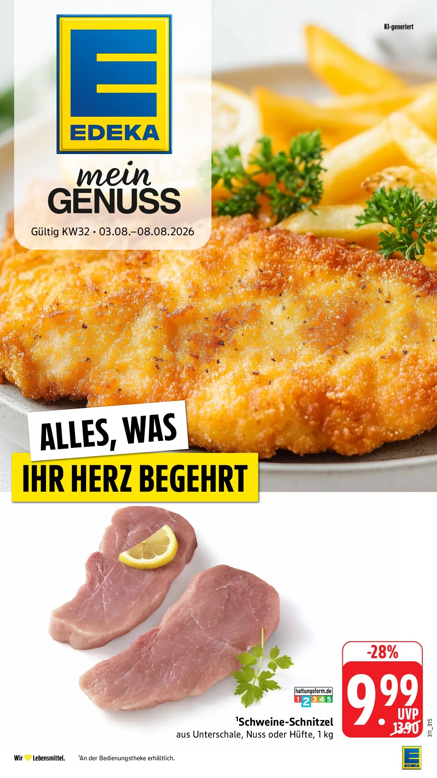 Edeka Prospekt Wolfach (ab 03.08.2026) » Angebote Online | Seite: 1