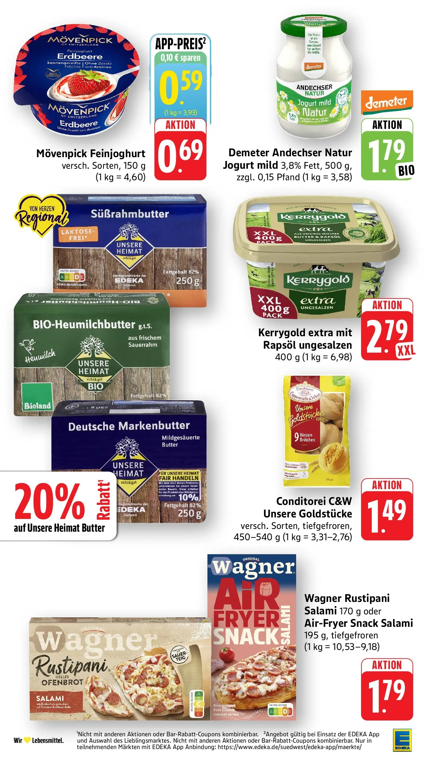 Edeka Prospekt Eppstein (ab 03.08.2026) » Angebote Online | Seite: 12 | Produkte: Milch, Tomaten, Salami, Sauerrahm