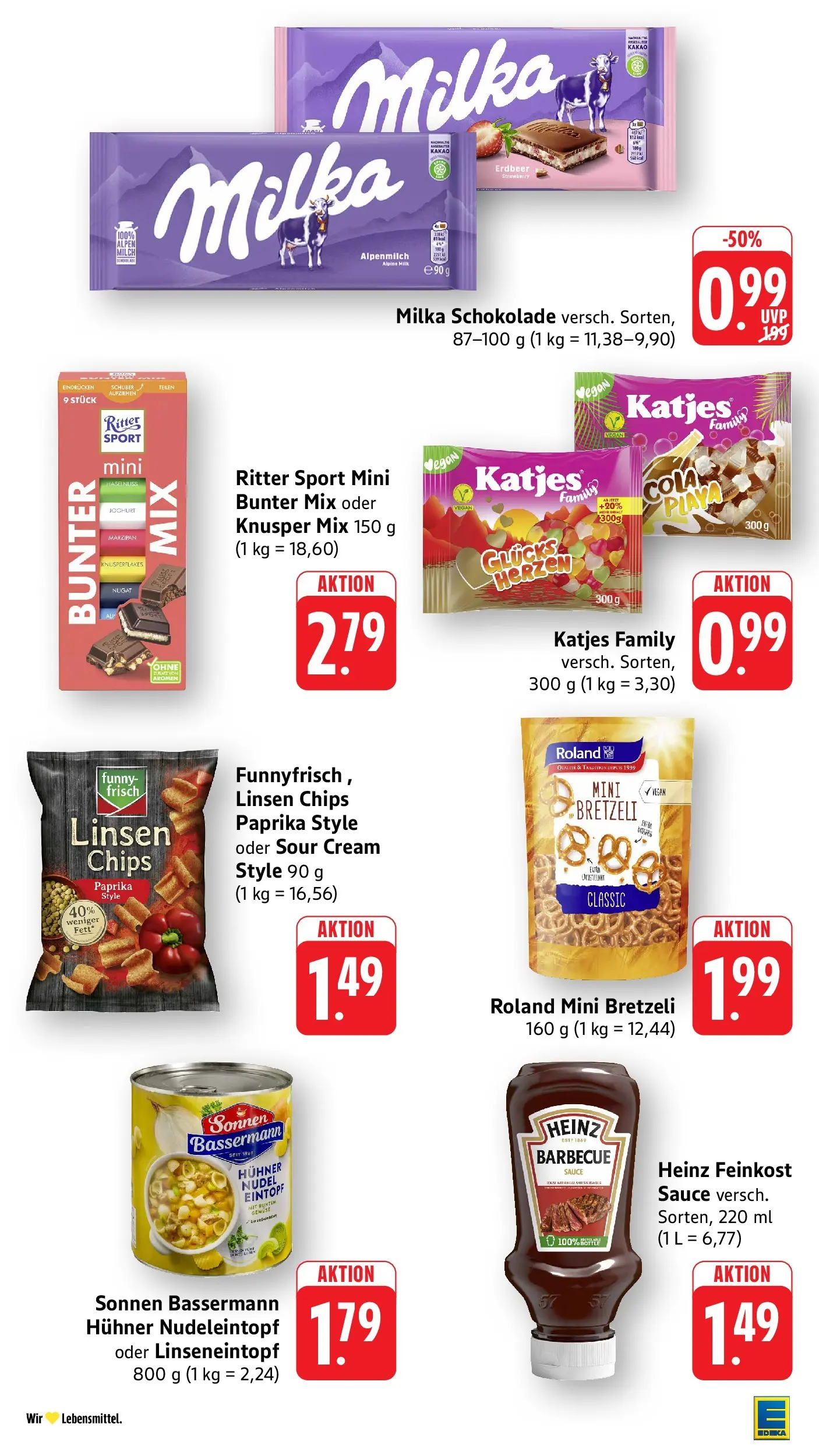 Edeka Prospekt Eppstein (ab 03.08.2026) » Angebote Online | Seite: 20 | Produkte: Milka schokolade, Katjes, Gemüse, Chips