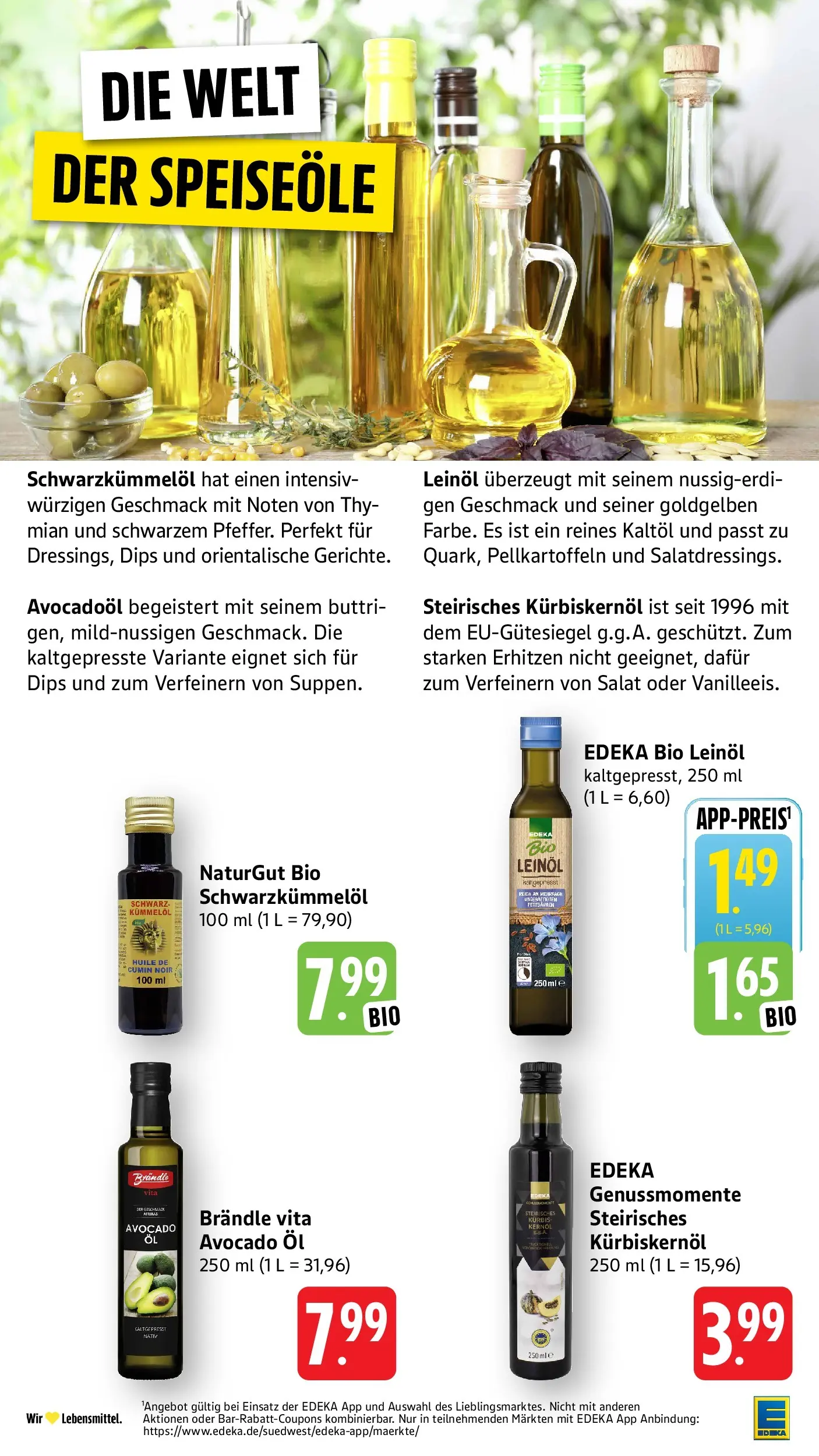 Edeka Prospekt Eppstein (ab 03.08.2026) » Angebote Online | Seite: 22 | Produkte: Kürbiskernöl, Avocado, Kürbis, Salat