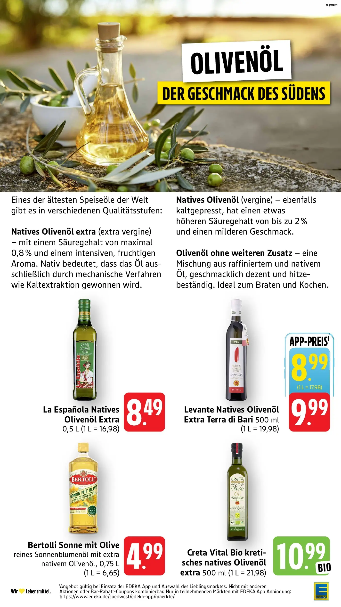 Edeka Prospekt Eppstein (ab 03.08.2026) » Angebote Online | Seite: 24 | Produkte: Öl, Sonnenblumenol, Olivenol